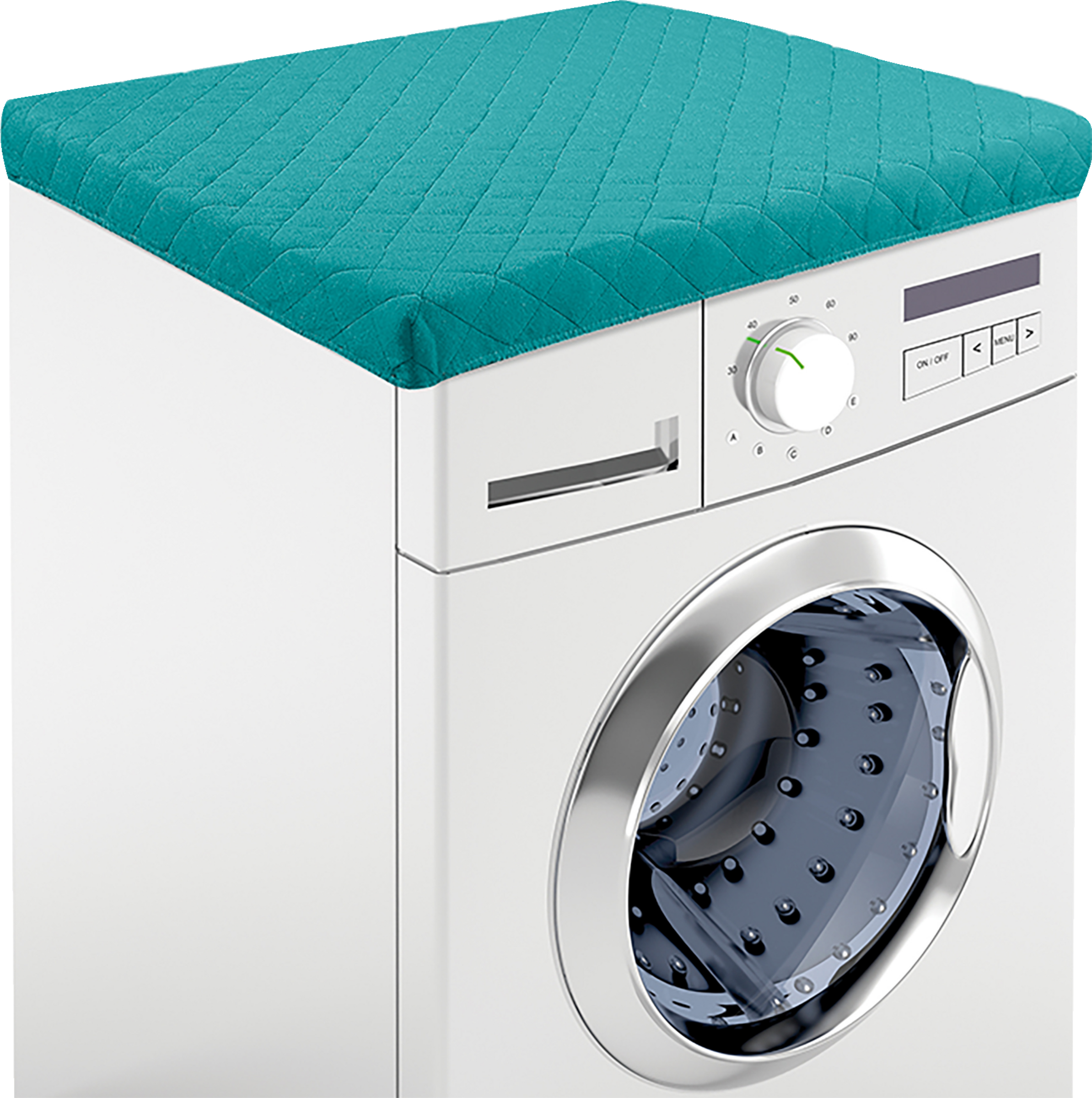 IDEENWELT Waschmaschinenbezug türkis