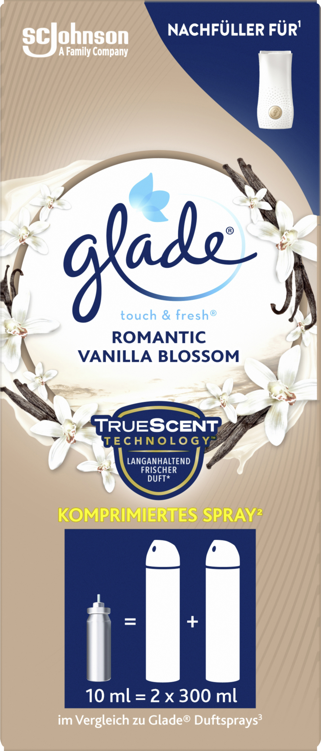 Touch & Fresh Minispray Nachfüller Romantic Vanilla Blossom