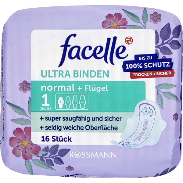 Ultra-Binden normal mit Flügeln