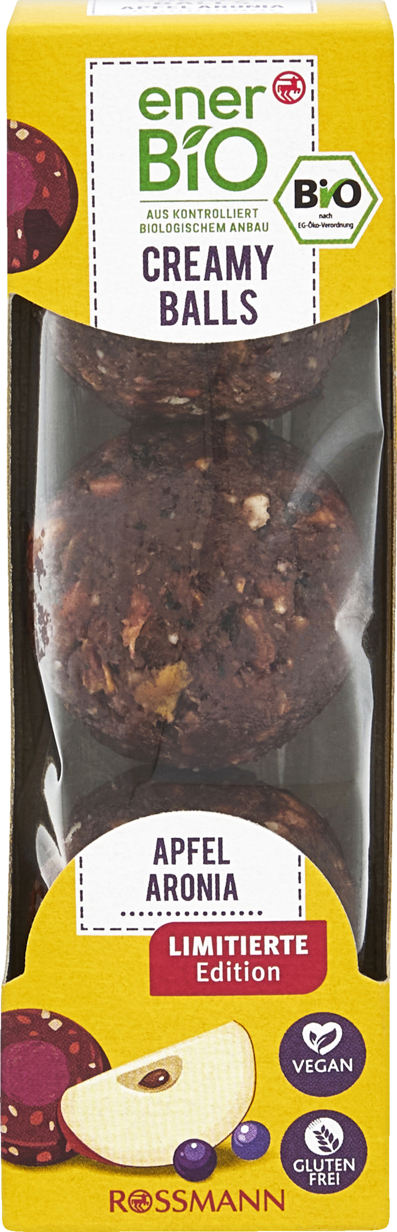 enerBiO Creamy Balls Apfel Aronia