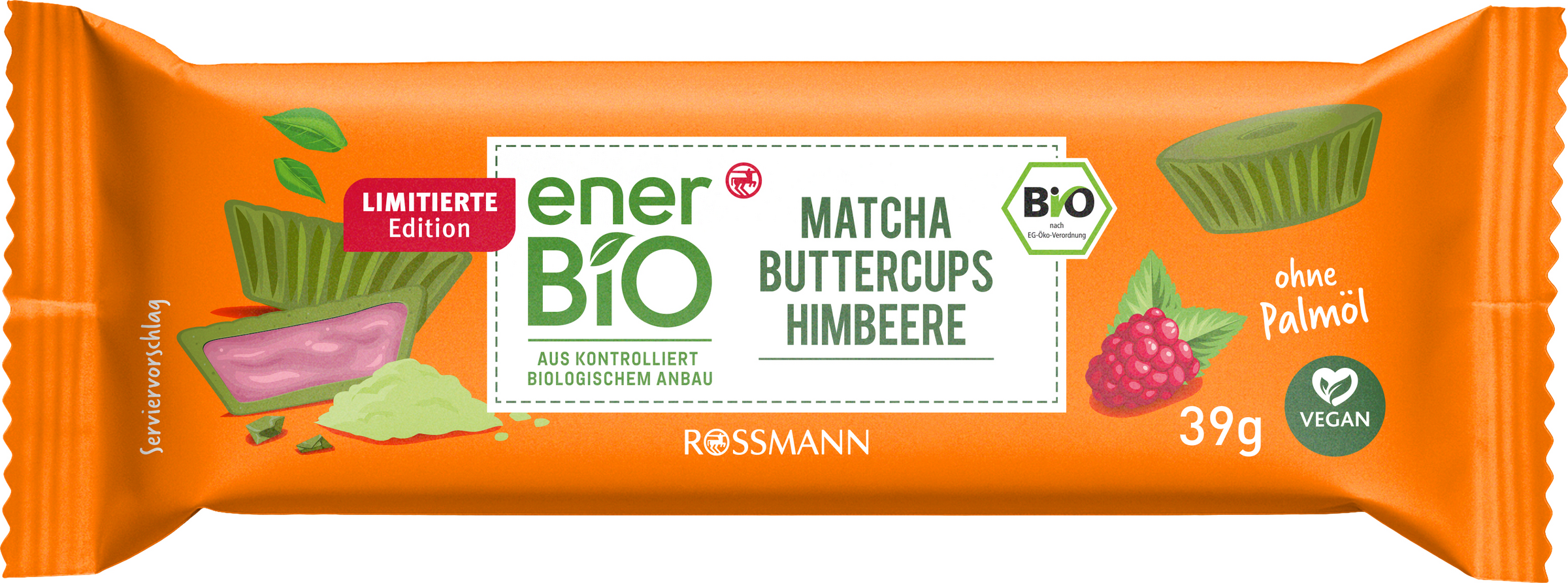 enerBiO Matcha Buttercups Himbeere