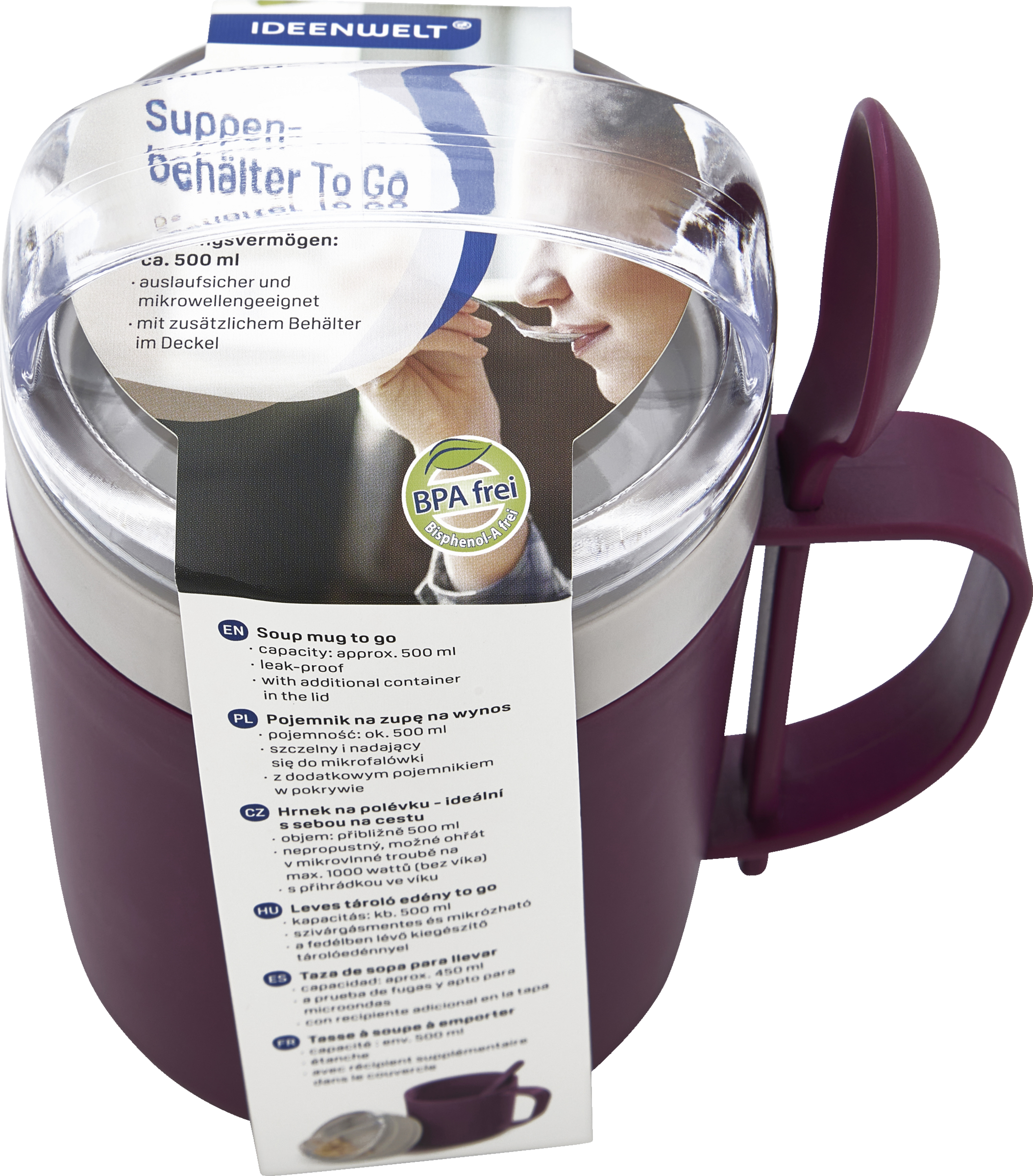 Suppenbehälter to Go Beere