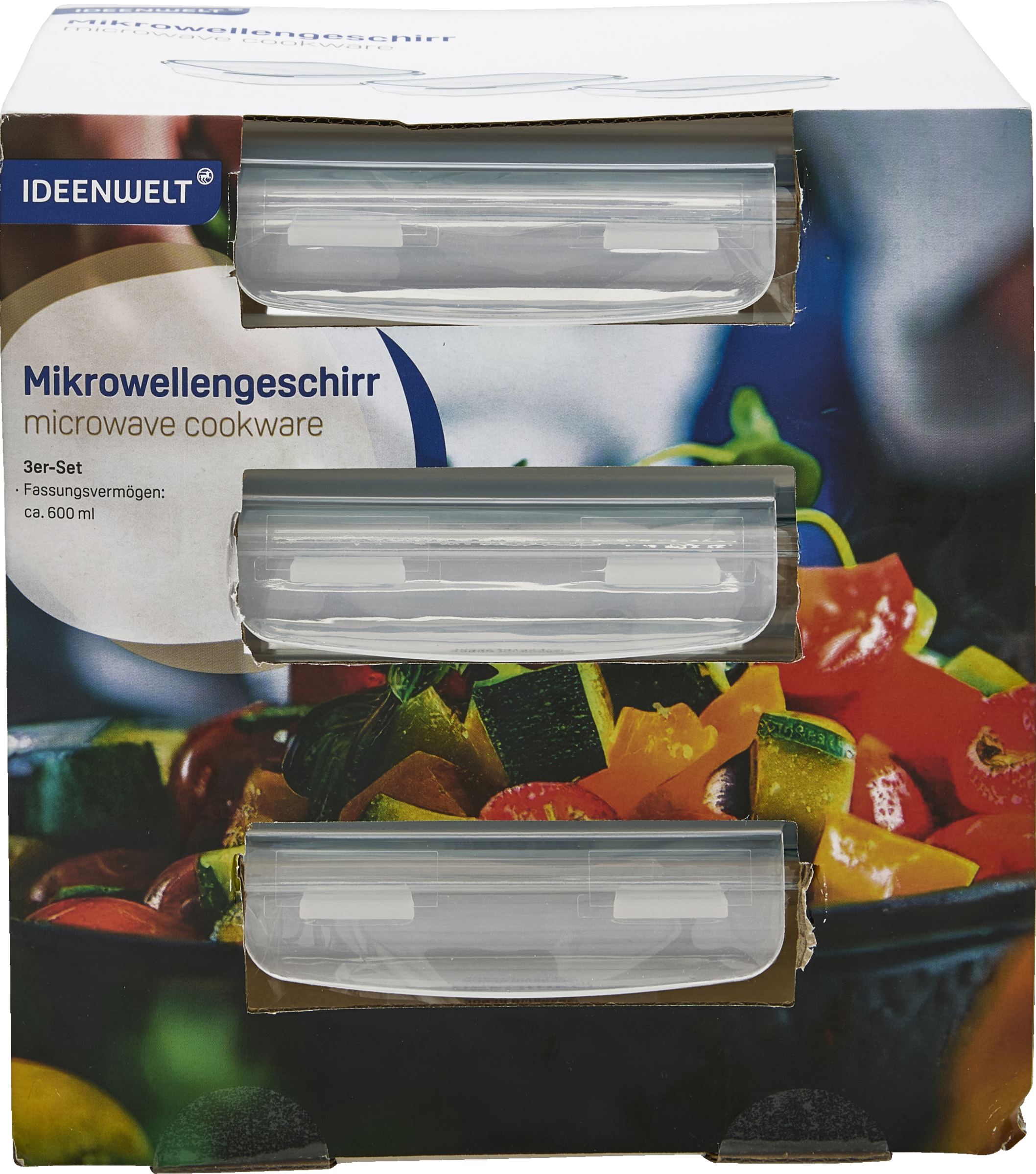 Mikrowellengeschirr 3er-Set