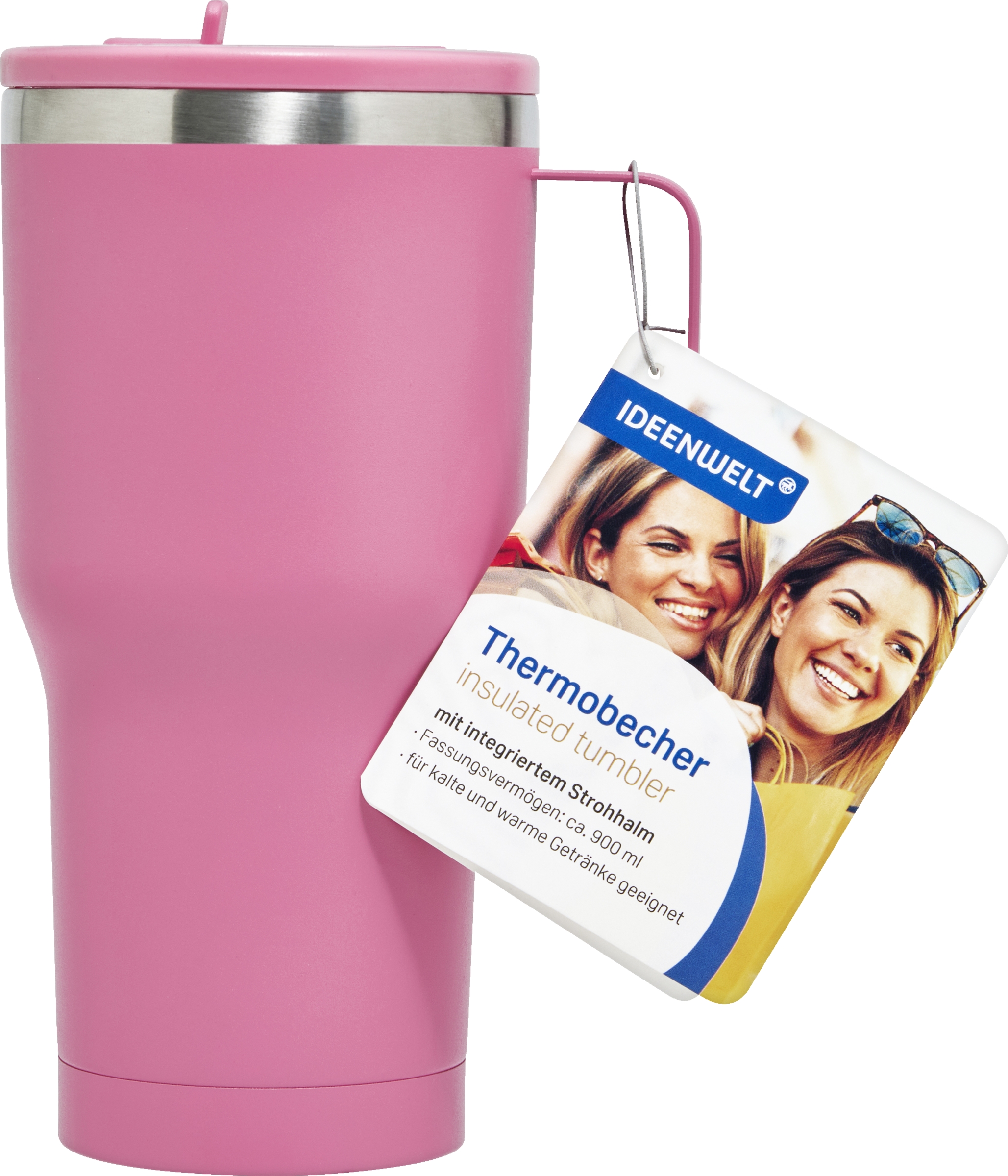 Thermobecher 900ml Pink