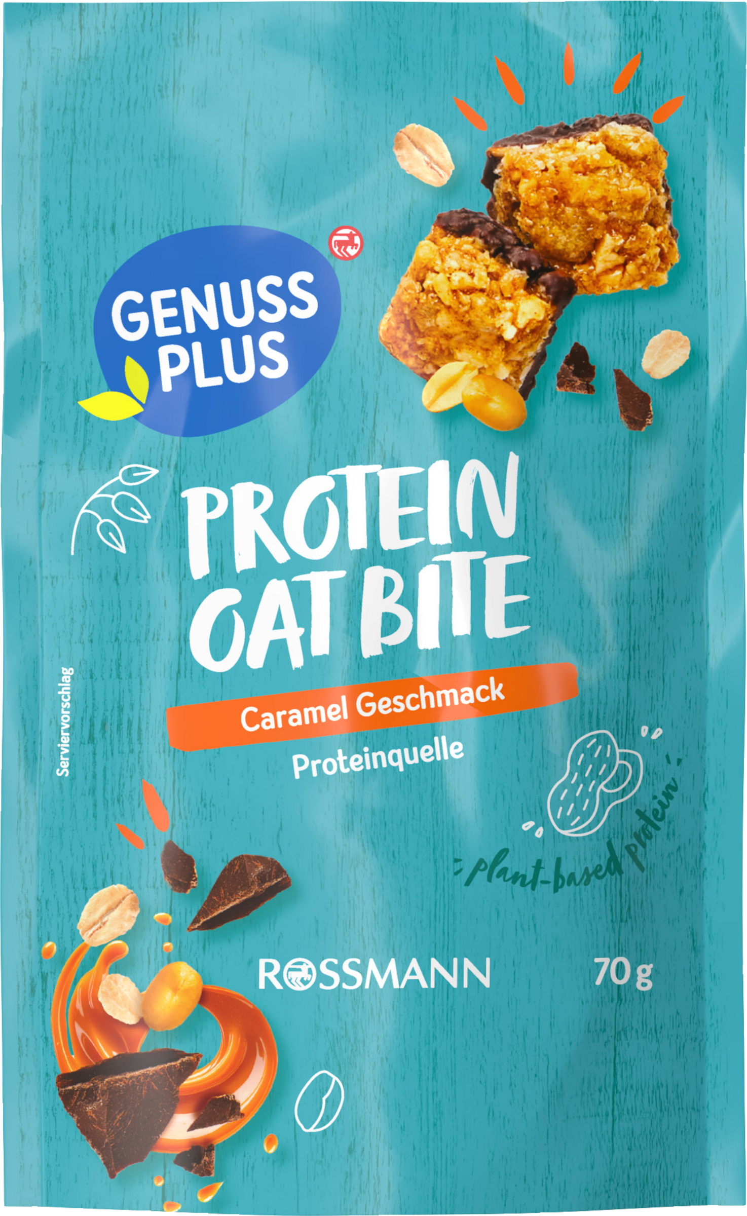 GENUSS PLUS Protein Oat Bite Caramel