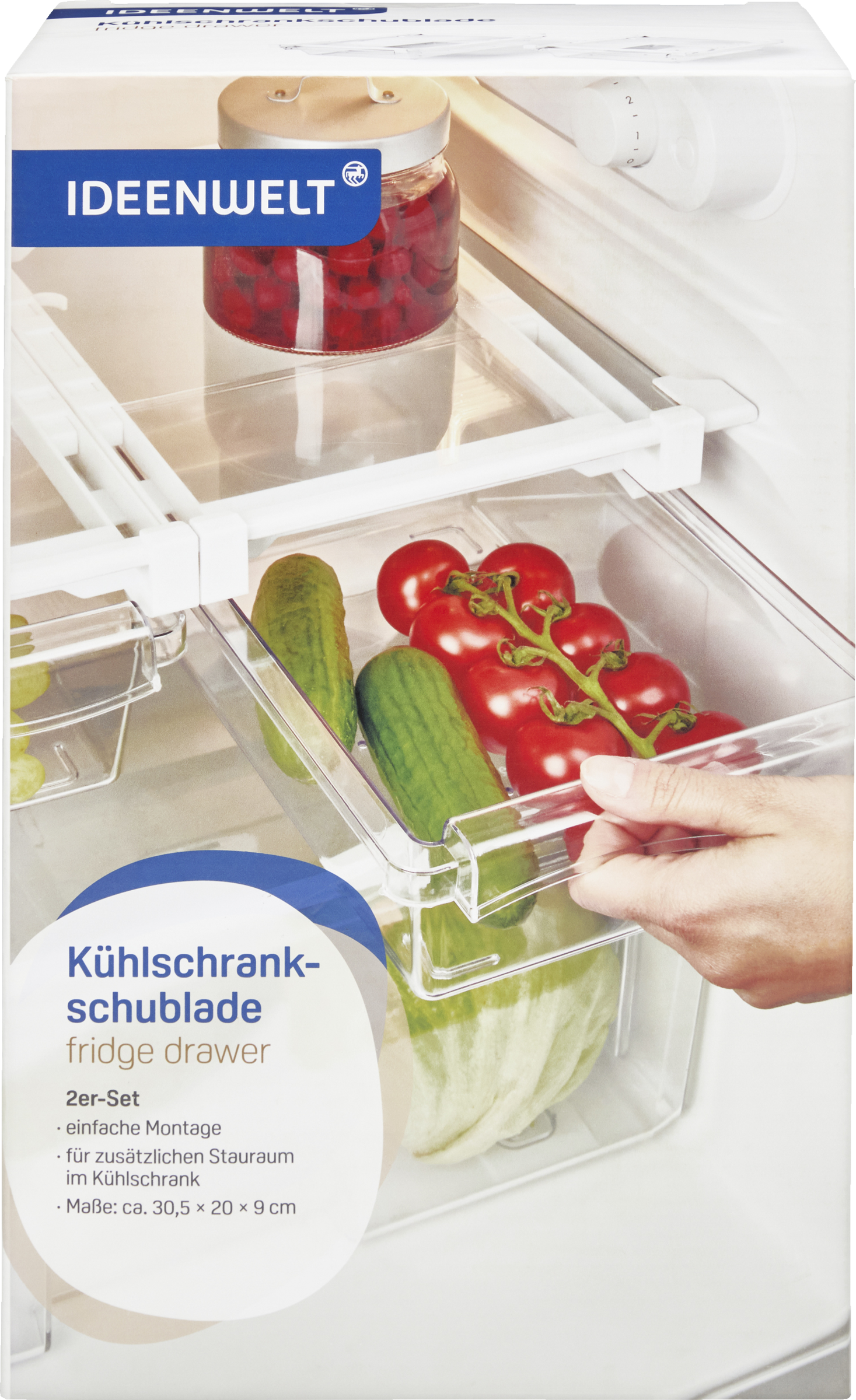 Kühlschrankschubladen 2er Set