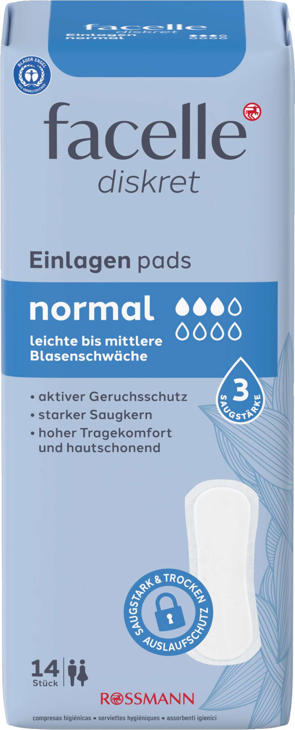 Hygiene-Einlagen Normal