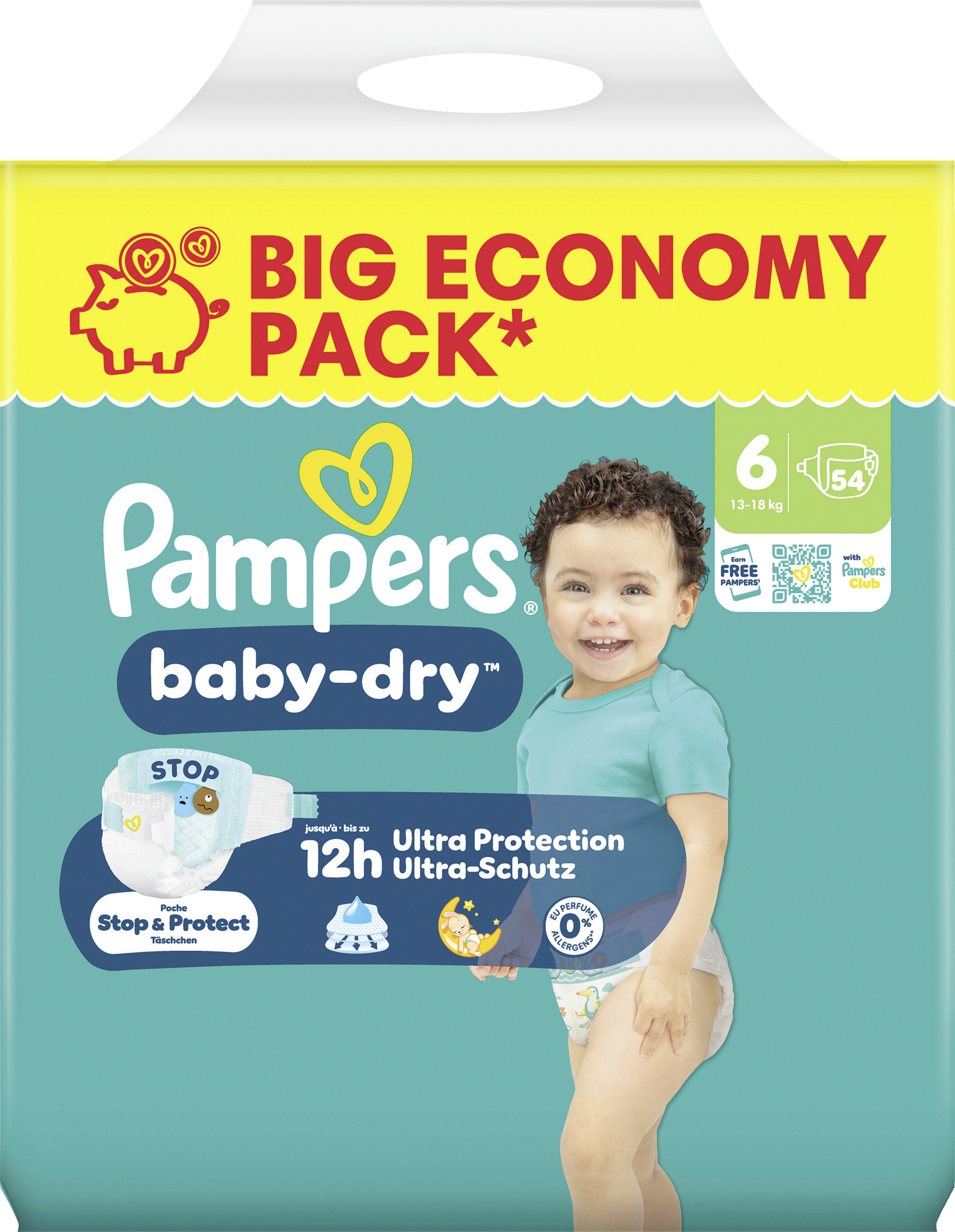 Pampers Baby Dry Gr. 6 Extra Large (13-18 kg) Big Eco Pack