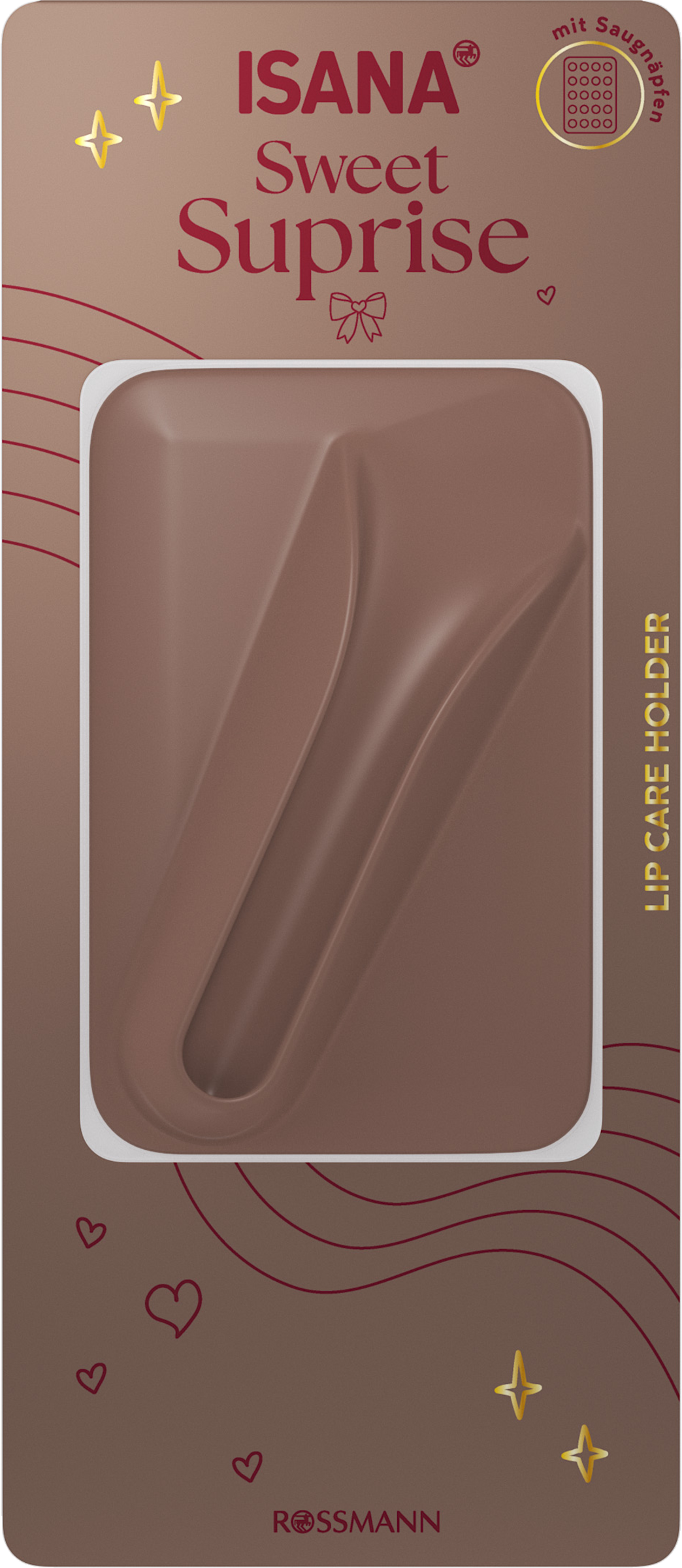 ISANA Lip Care Holder braun