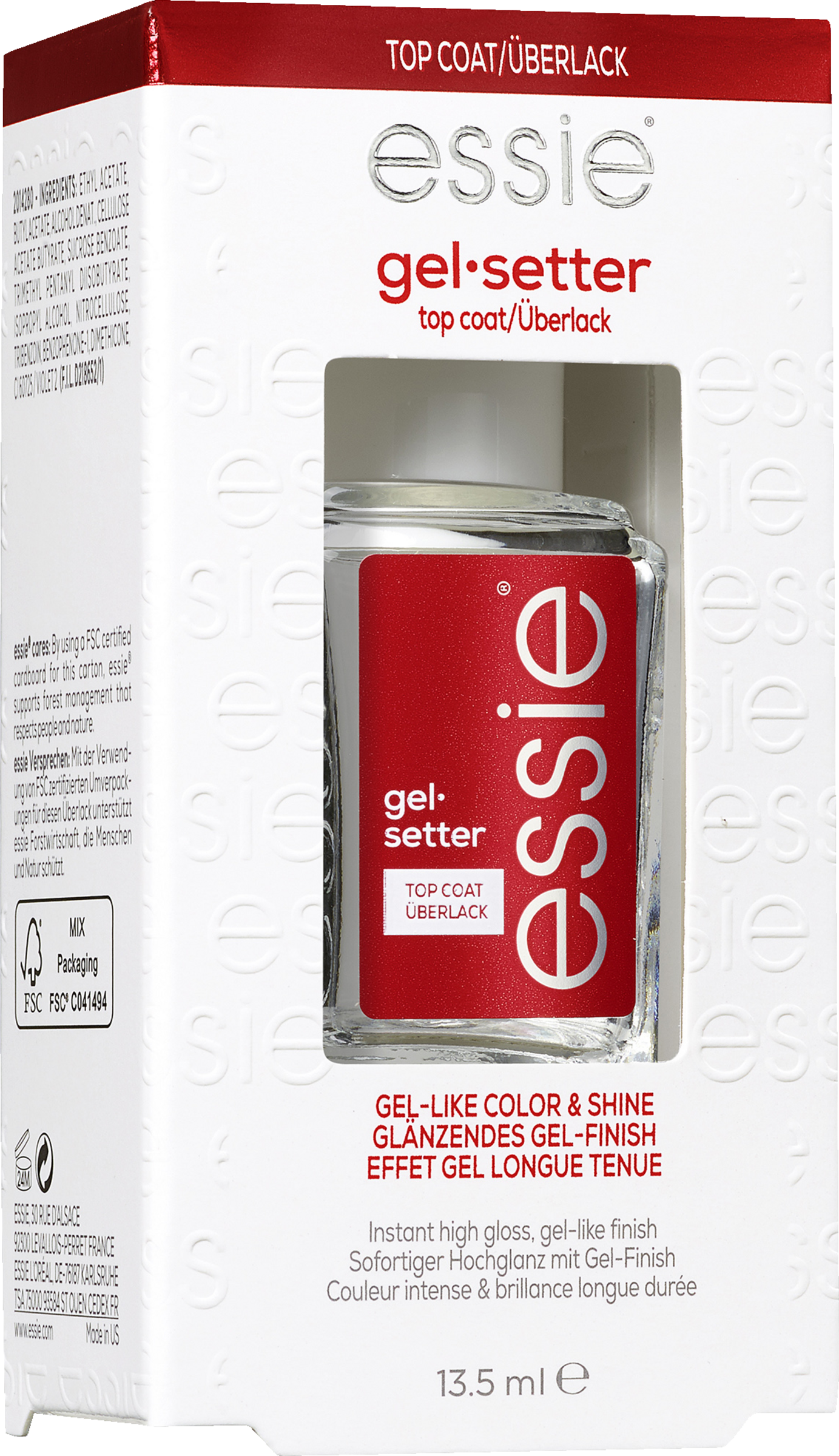 essie Überlack top coat gel setter