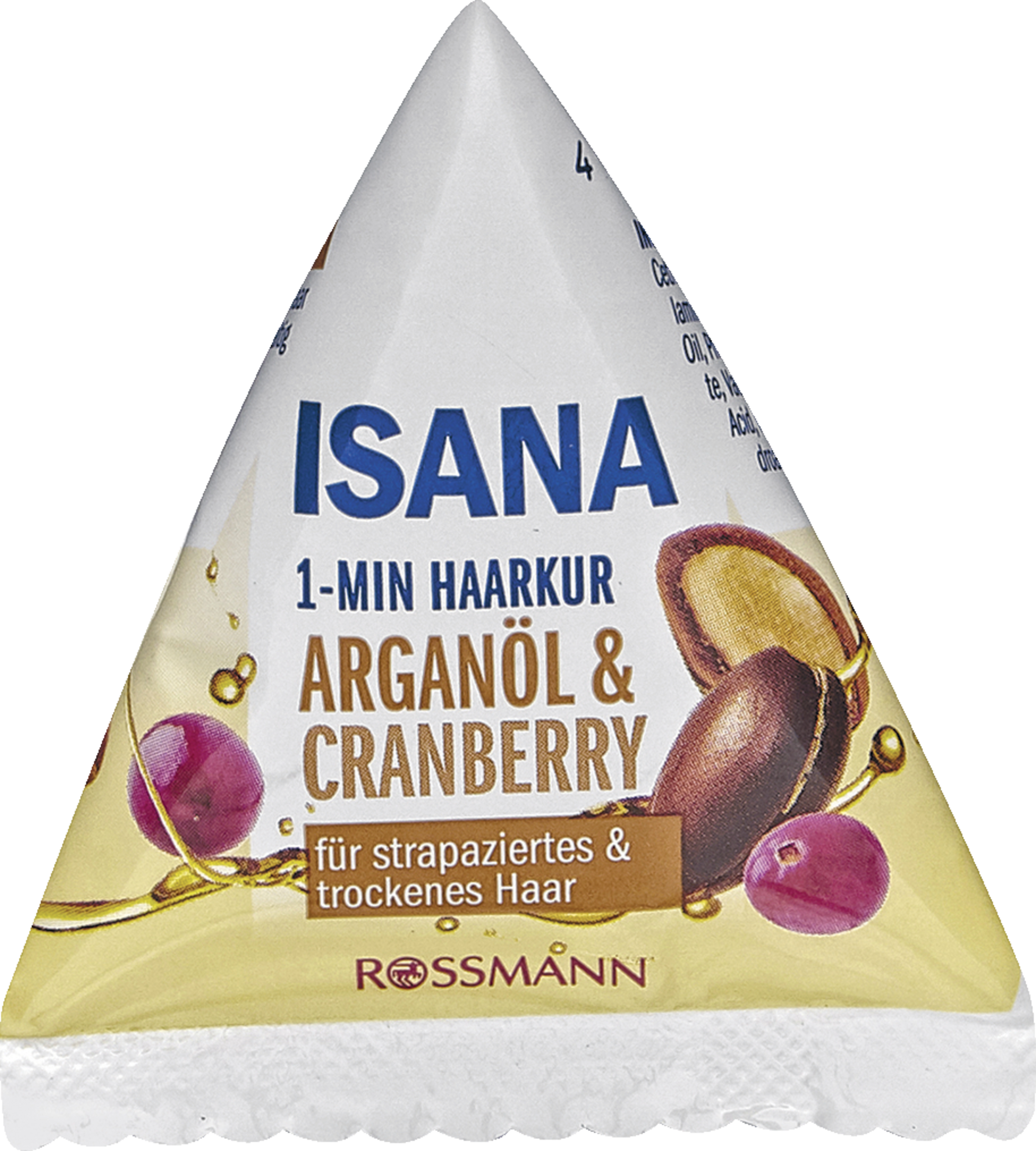 ISANA 1-Minute Haarkur Arganöl & Cranberry