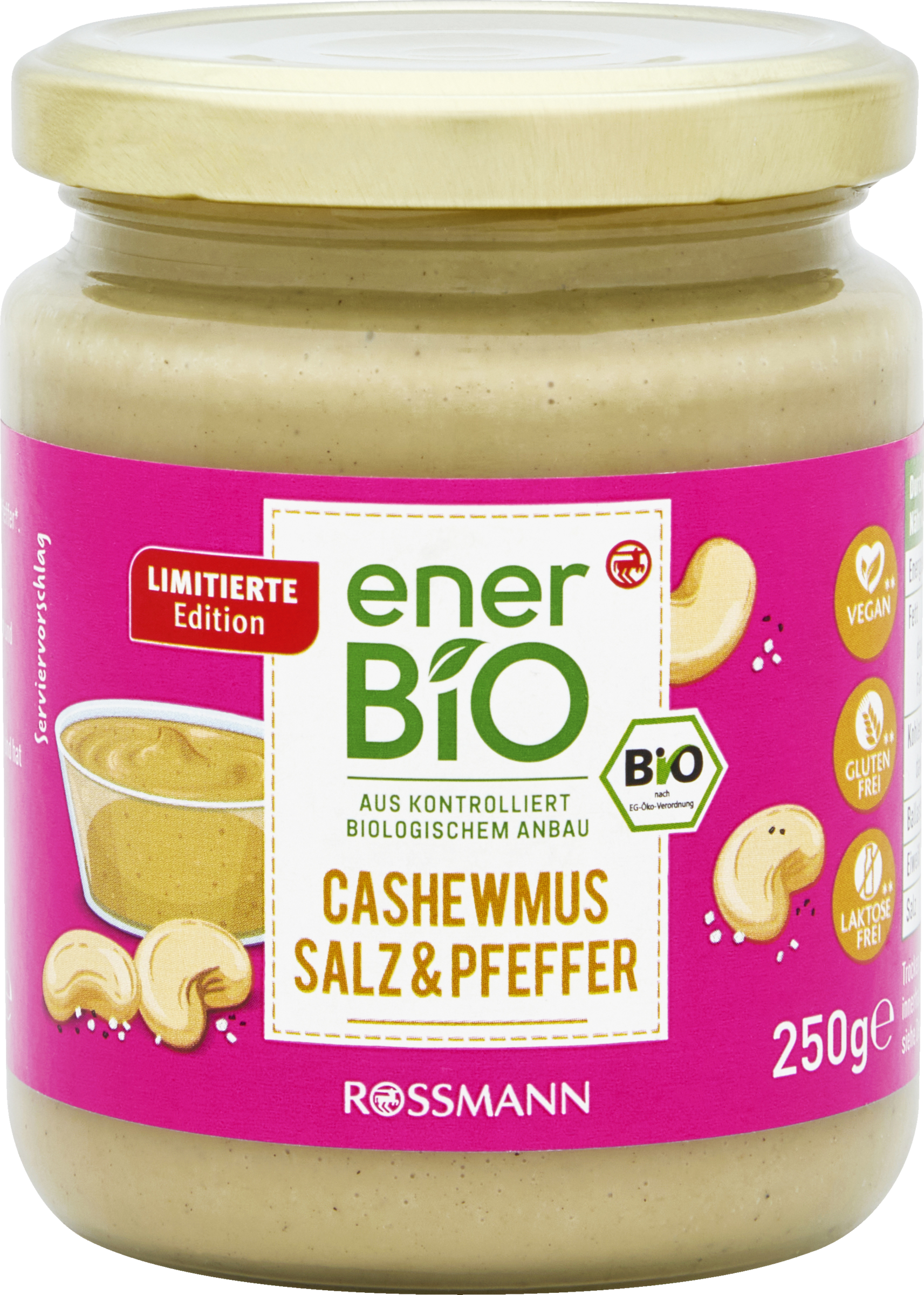 enerBiO Cashewmus Salz & Pfeffer