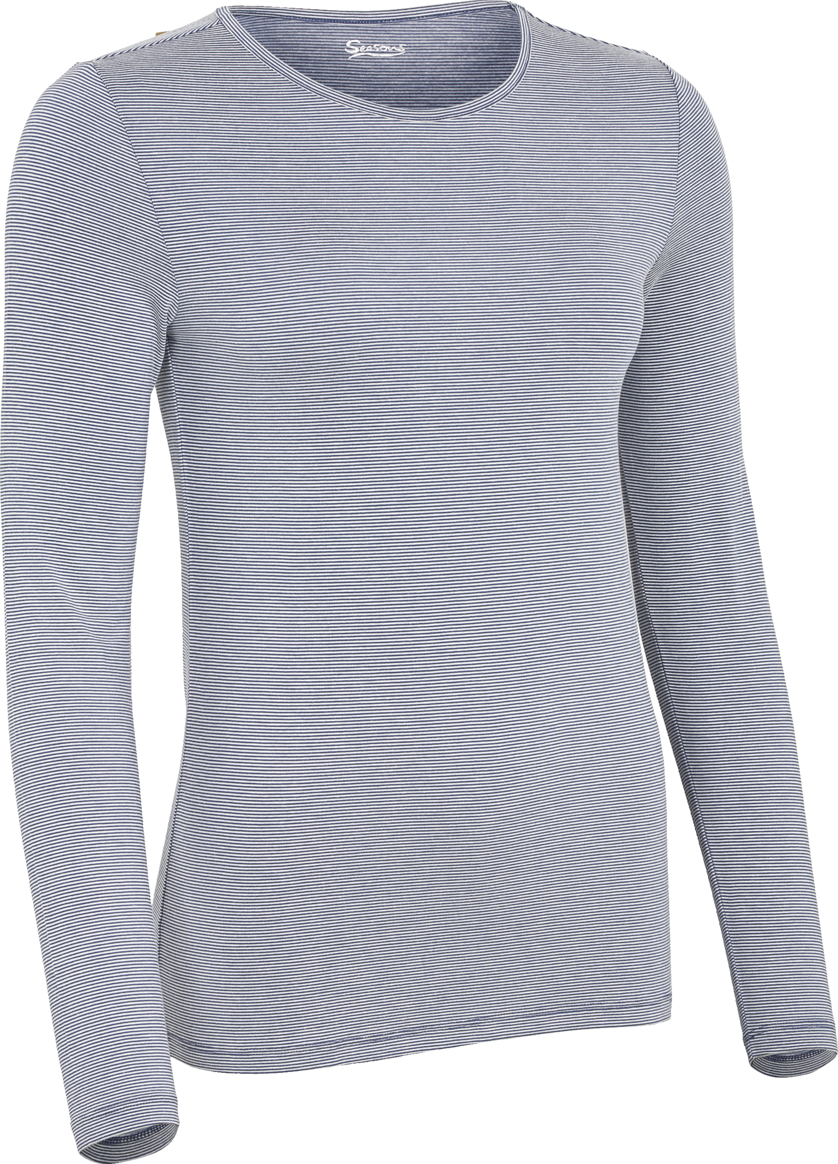 Thermo-Shirt blau/weiss gestreift Gr. S