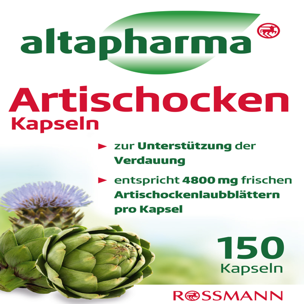 Altapharma Artischocken Kapseln Online Kaufen Rossmann De