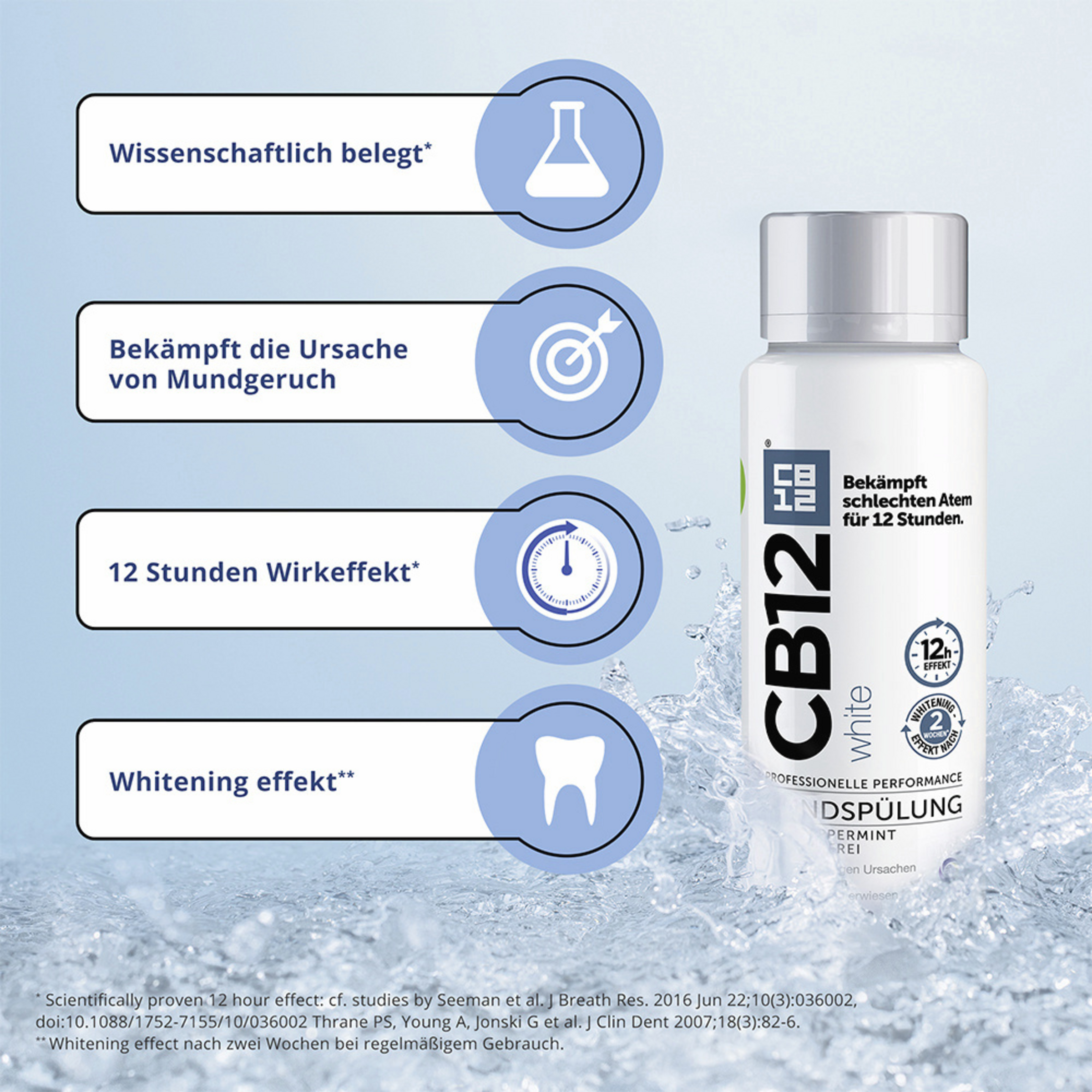 غسول فم احترافي للتبييض بنكهة النعناع 7