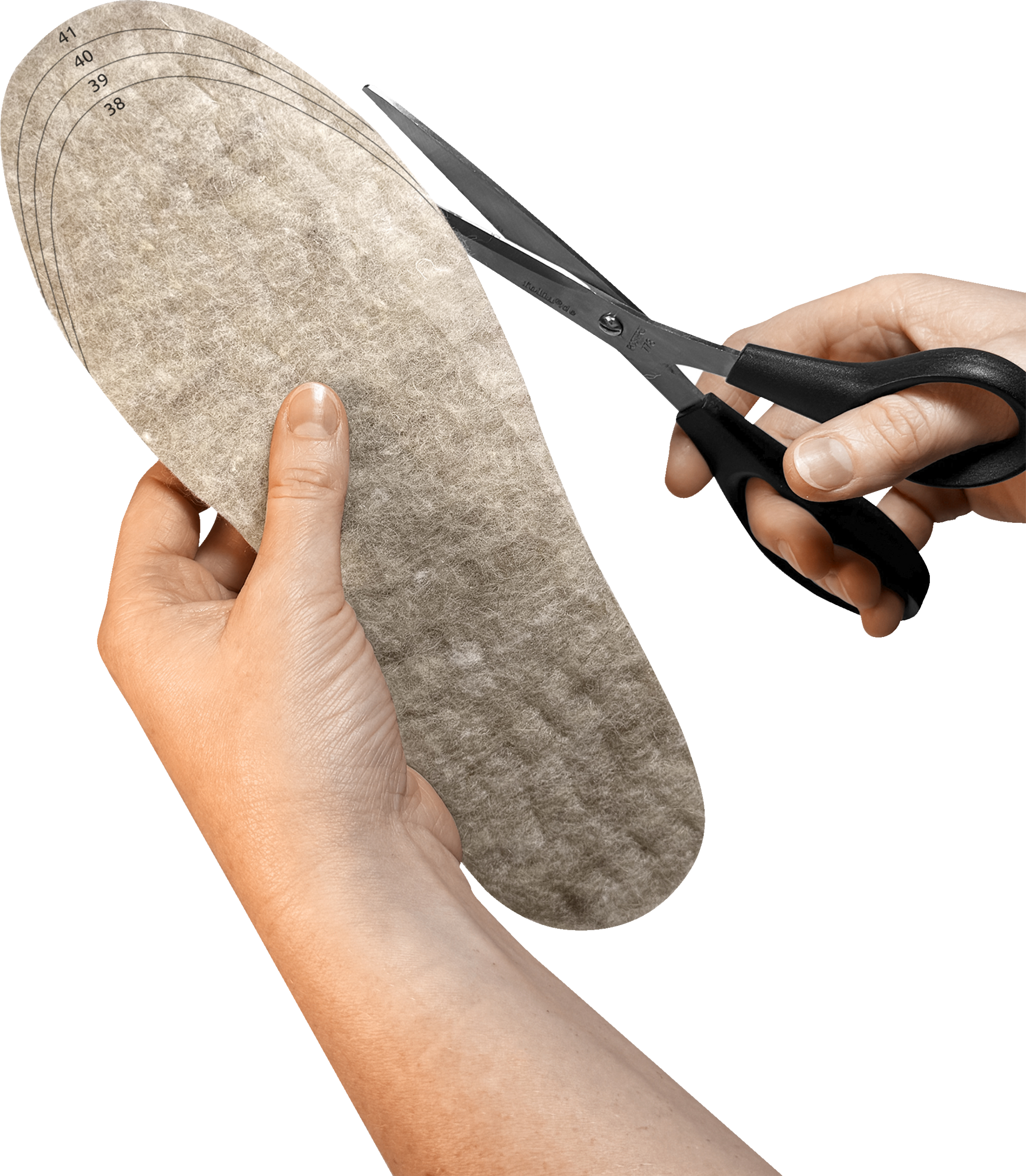 IDEENWELT Alpaka-Einlegesohle 38-41