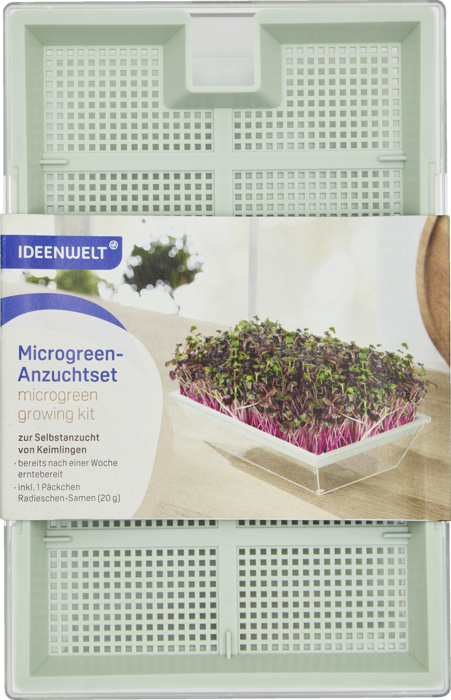 Microgreen-Anzuchtset für Radieschen-Sprossen