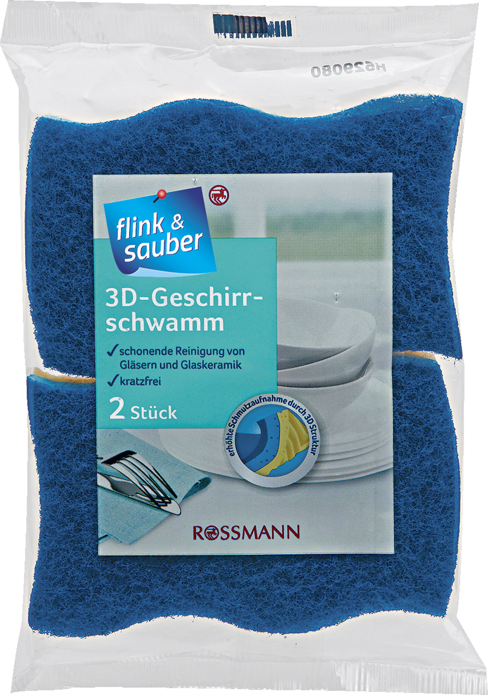 1 Stück Scheuerschwamm Reinigungsschwamm Topfschwamm Küchenschwamm 