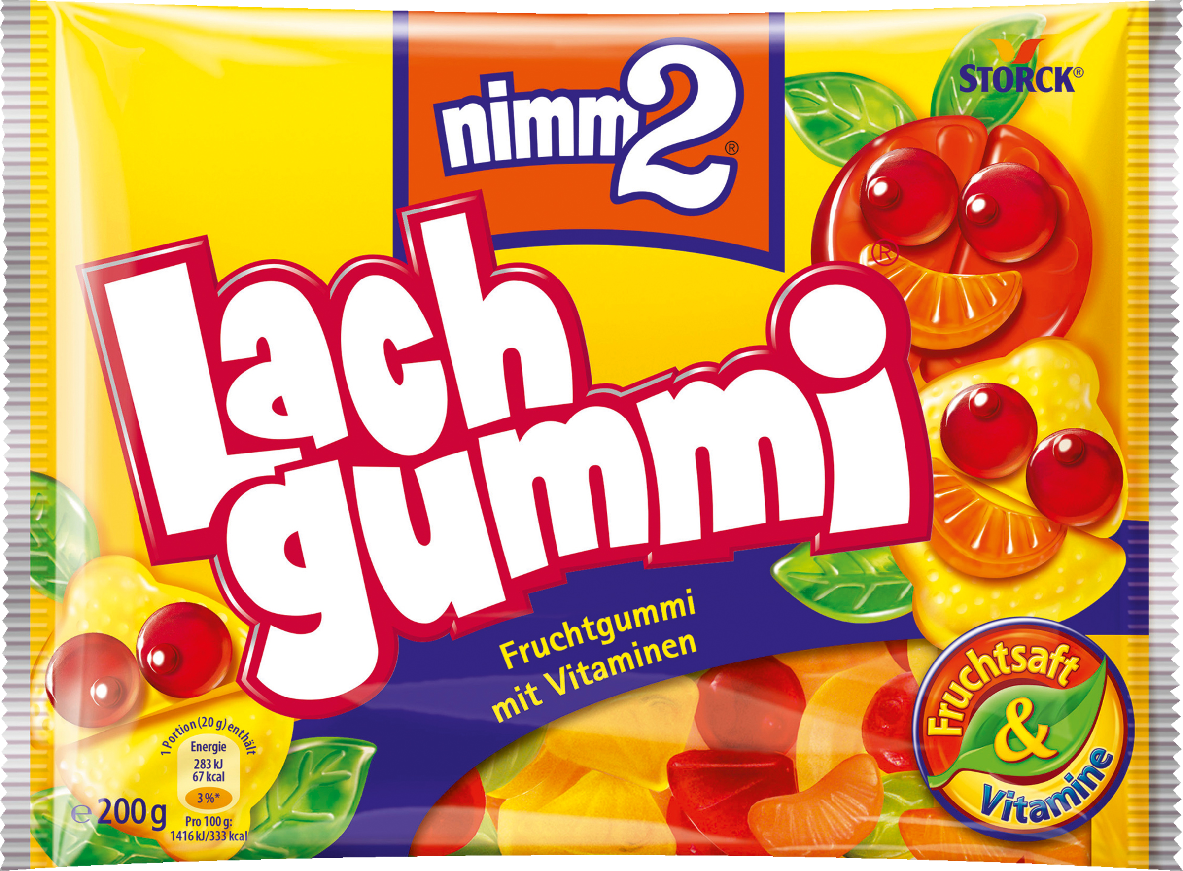 Lachgummi mit Vitaminen