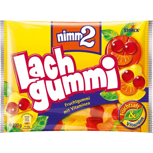 Lachgummi mit Vitaminen