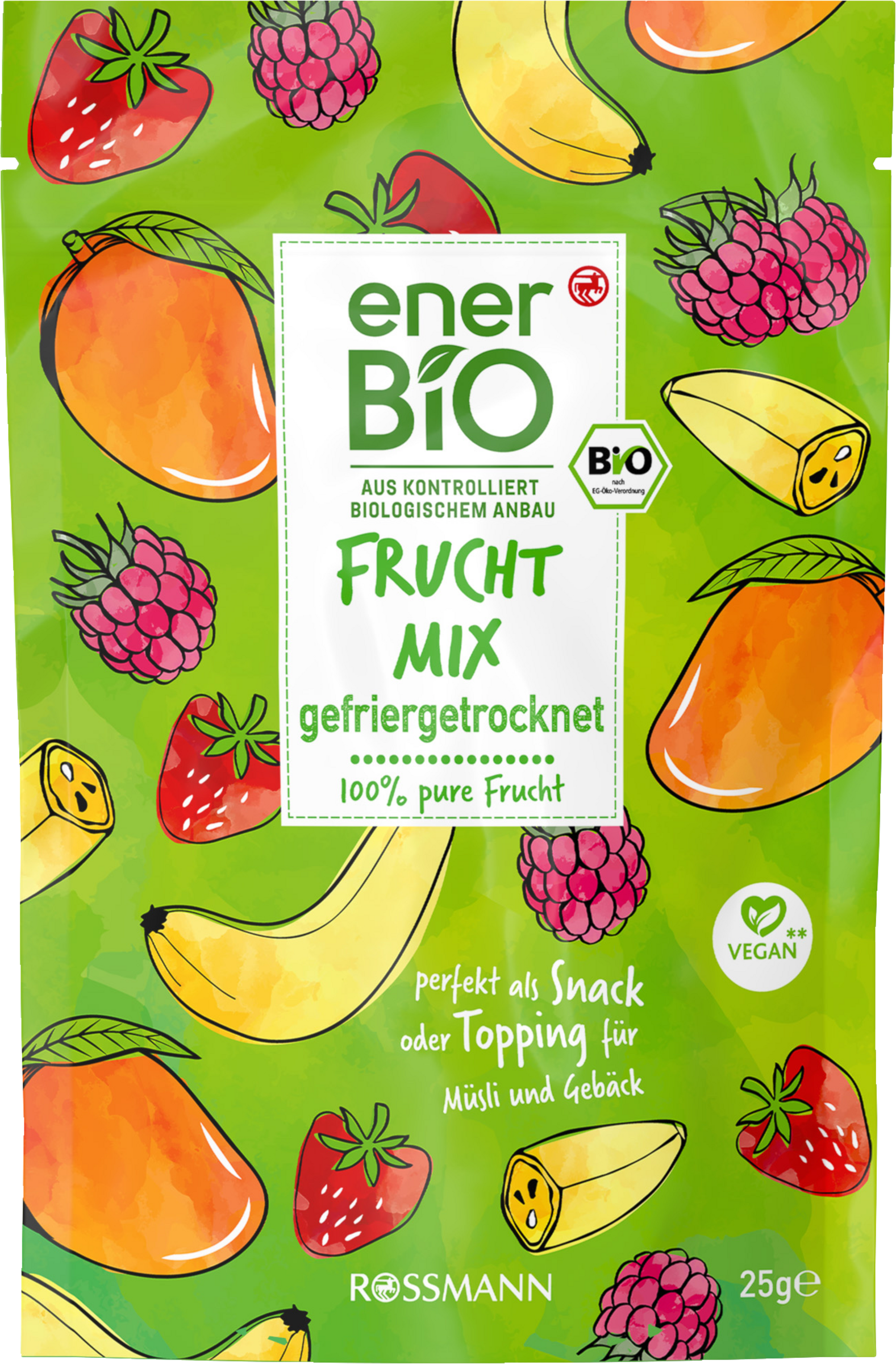 enerBiO Fruchtmix gefriergetrocknet