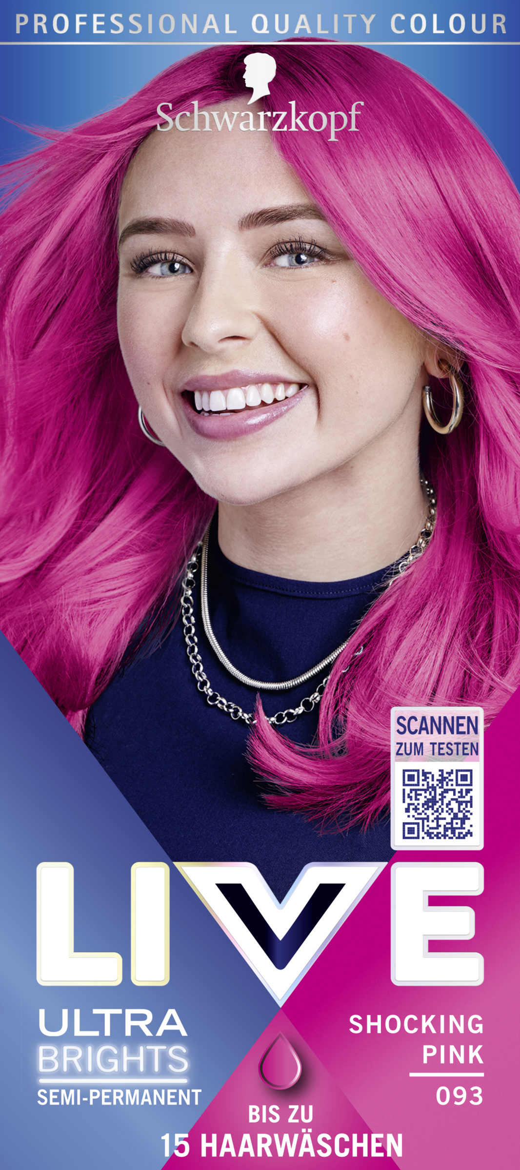 Schwarzkopf LIVE Ultra Brights Haarfarbe 093 Shocking Pink