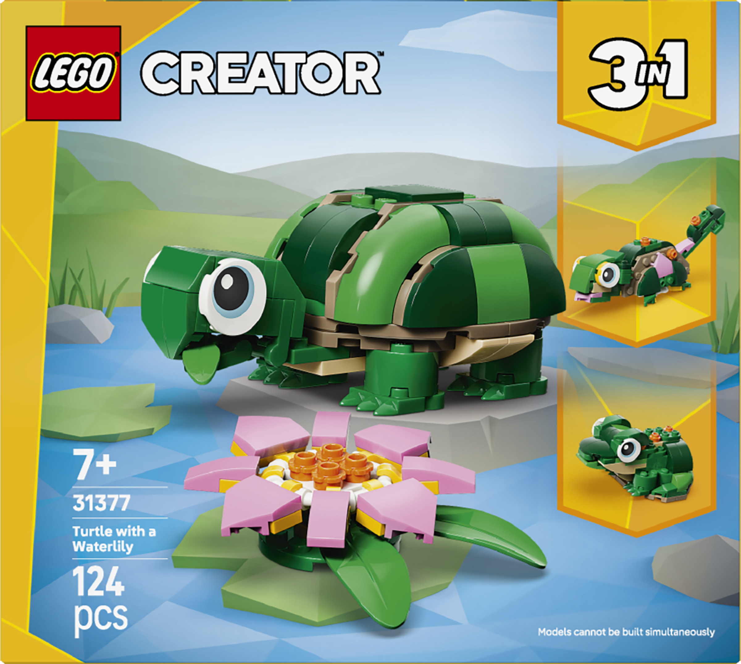 31377 Schildkröte mit Seerose