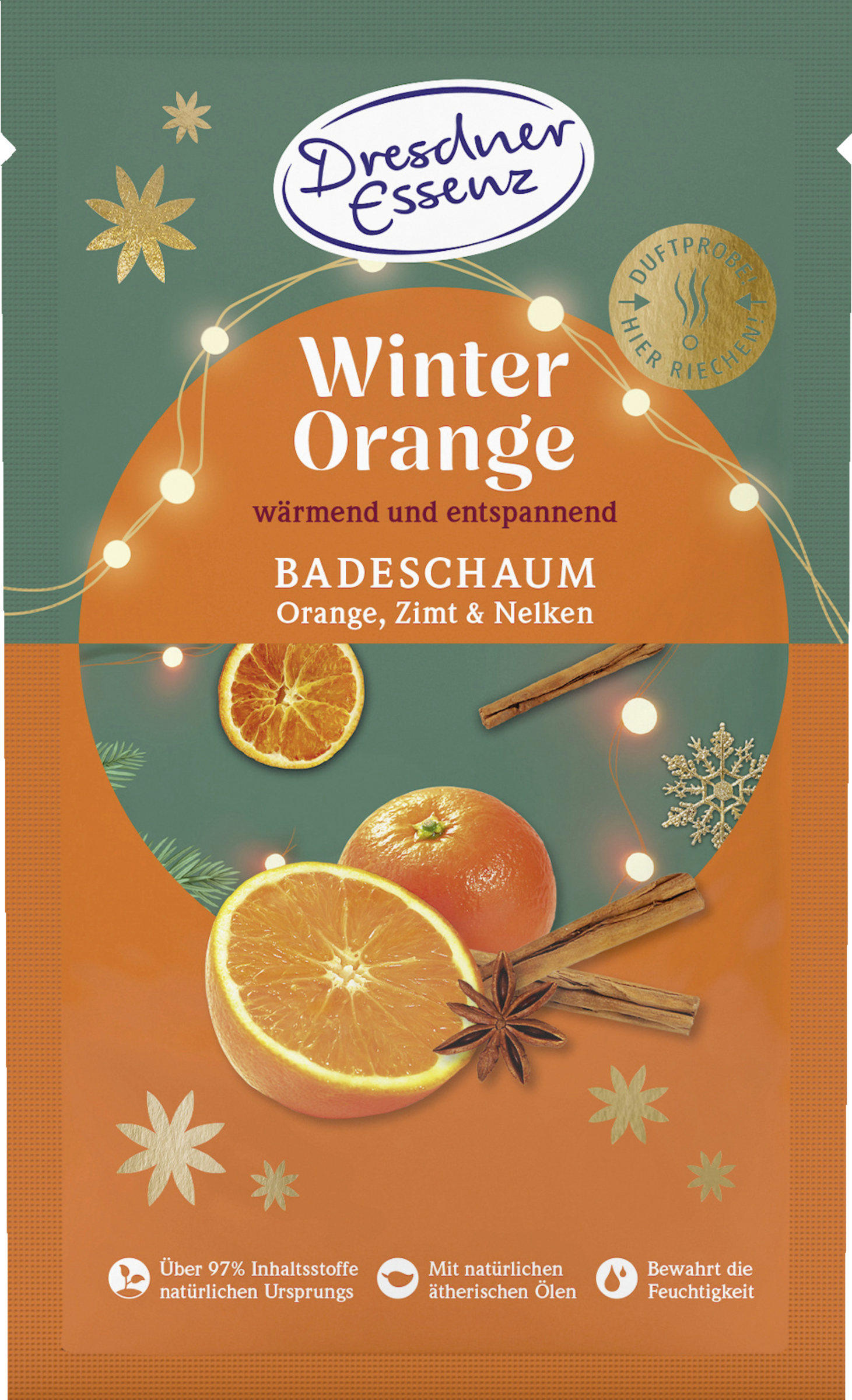 Dresdner Essenz Badeschaum Winterorange