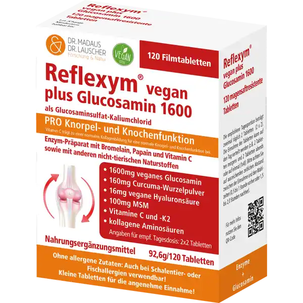 Reflexym نباتي جلوكوزامين بلس 1600