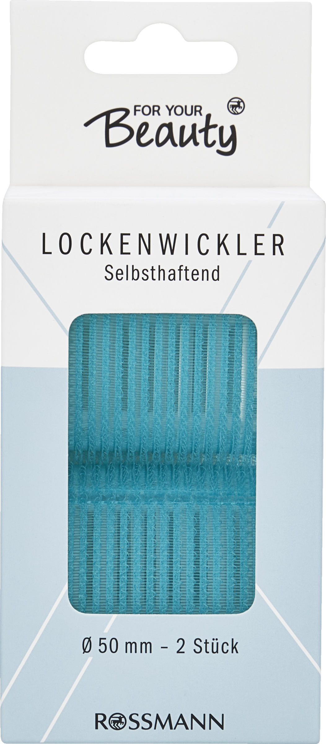 FOR YOUR Beauty FYB Lockenwickler Haftwickler 50 mm, 2 St. türkis