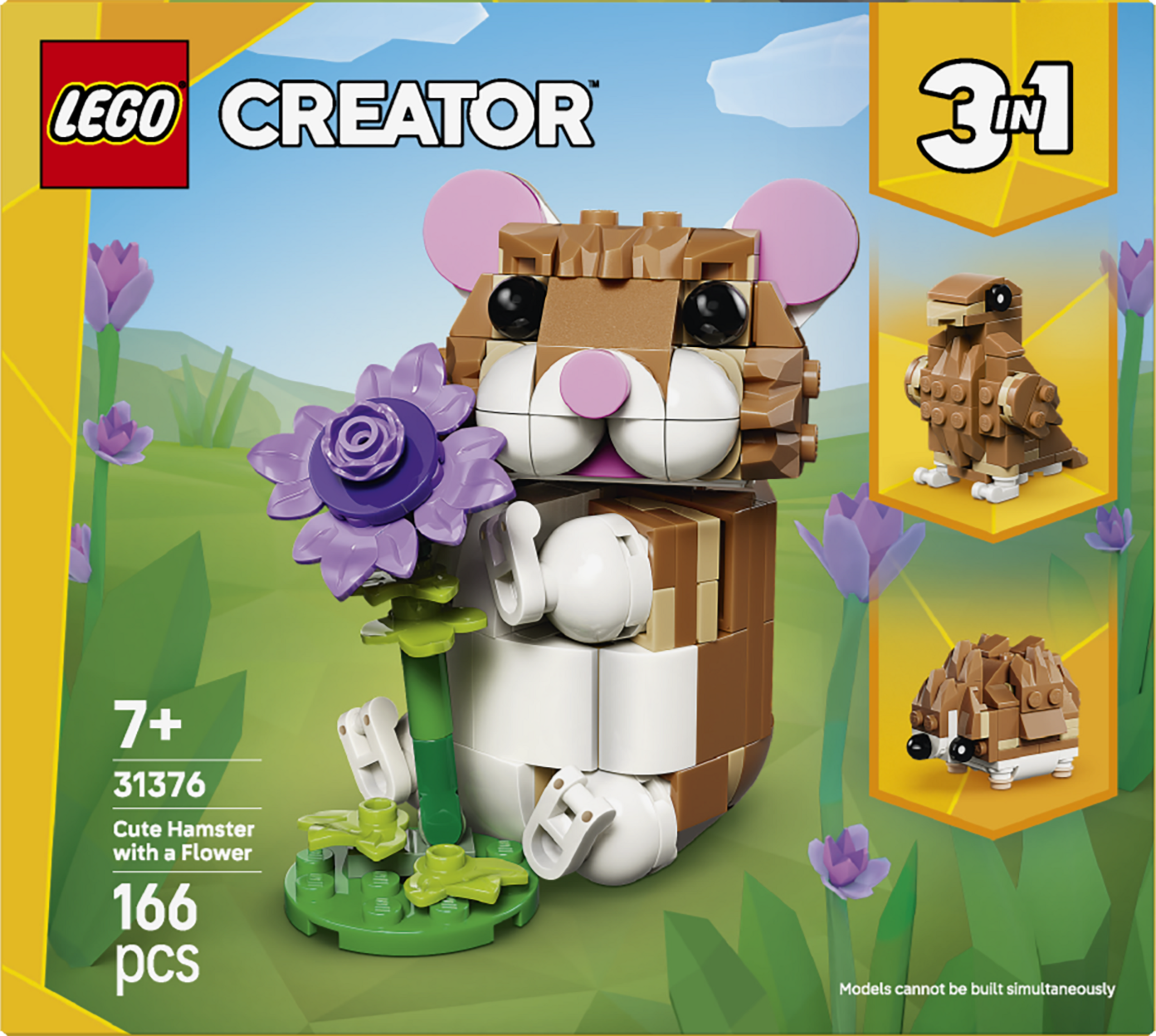 LEGO 31376 Niedlicher Hamster mit Blume