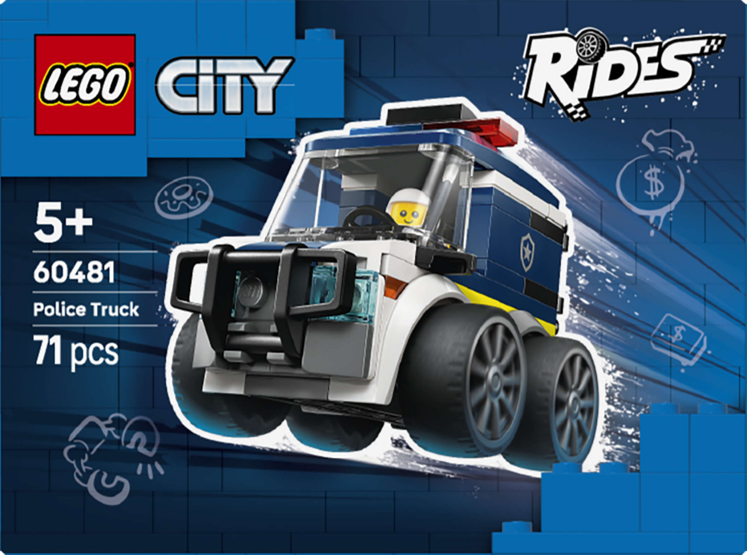 LEGO 60481 Coole Flitzer Polizei Truck