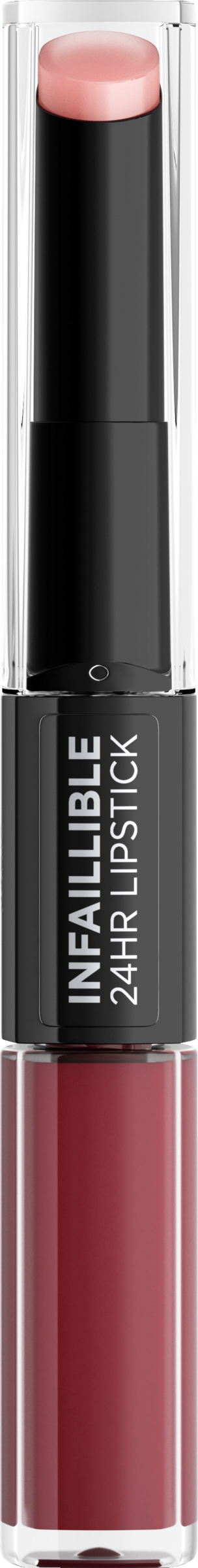 L’Oréal Paris Lippenstift Infaillible 2-Step 502 Red to Stay