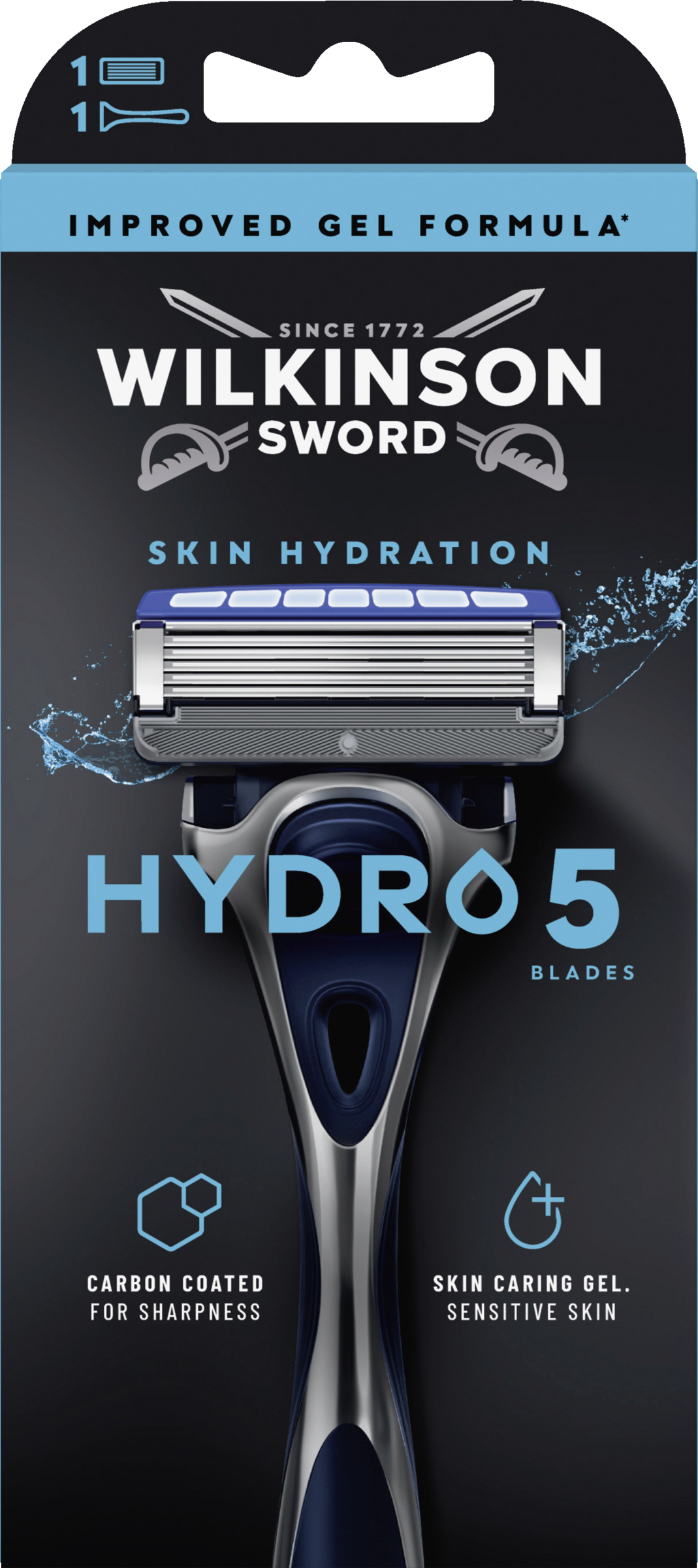 Wilkinson Sword Hydro 5 Rasierer mit 1 Klinge