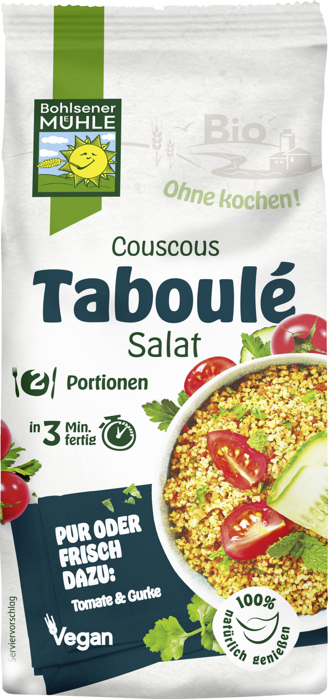 Bohlsener Mühle Bio Couscous Taboulé Salat