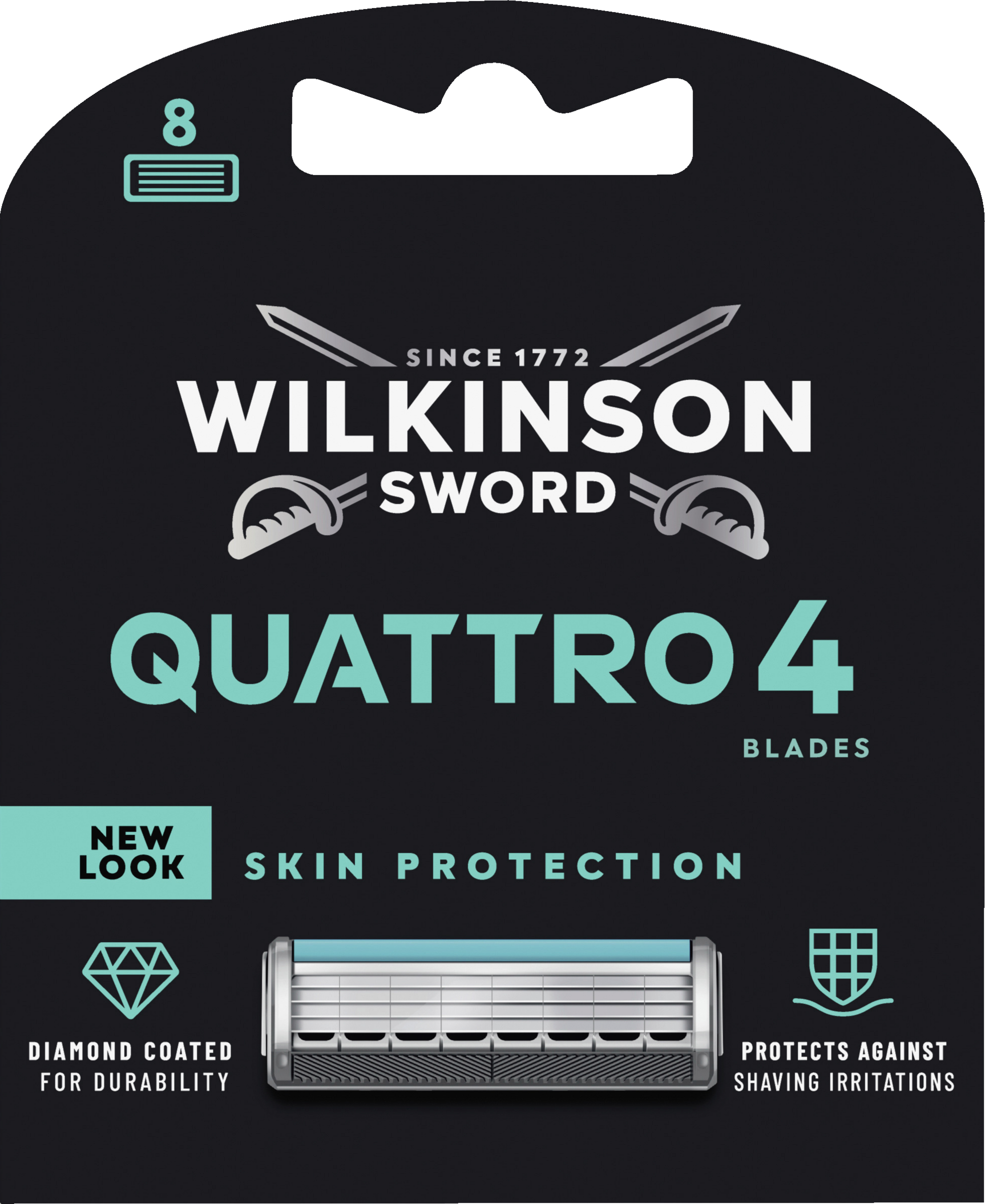 Quattro 4 Skin Protection Ersatzklinglingen 8er Pack