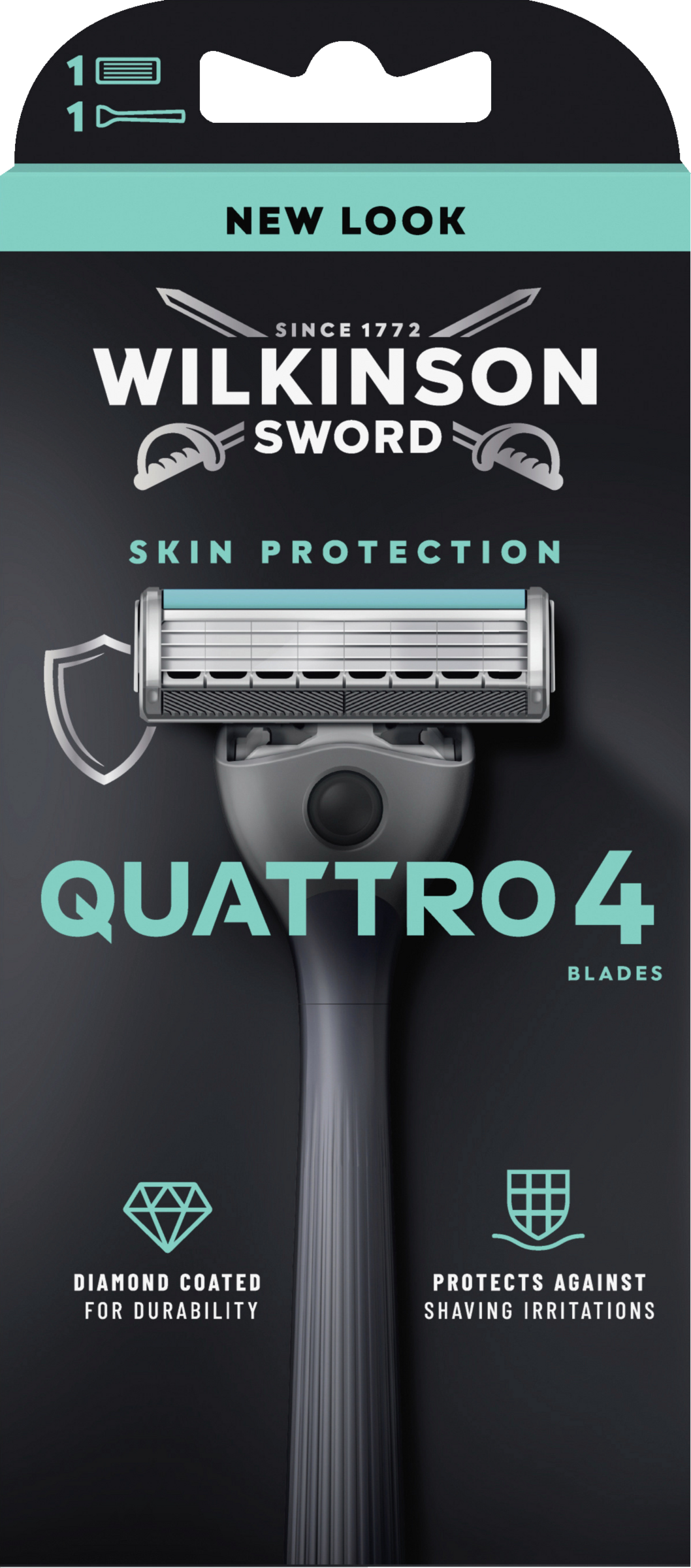 Wilkinson Sword Quattro 4 Skin Protection Rasierer
