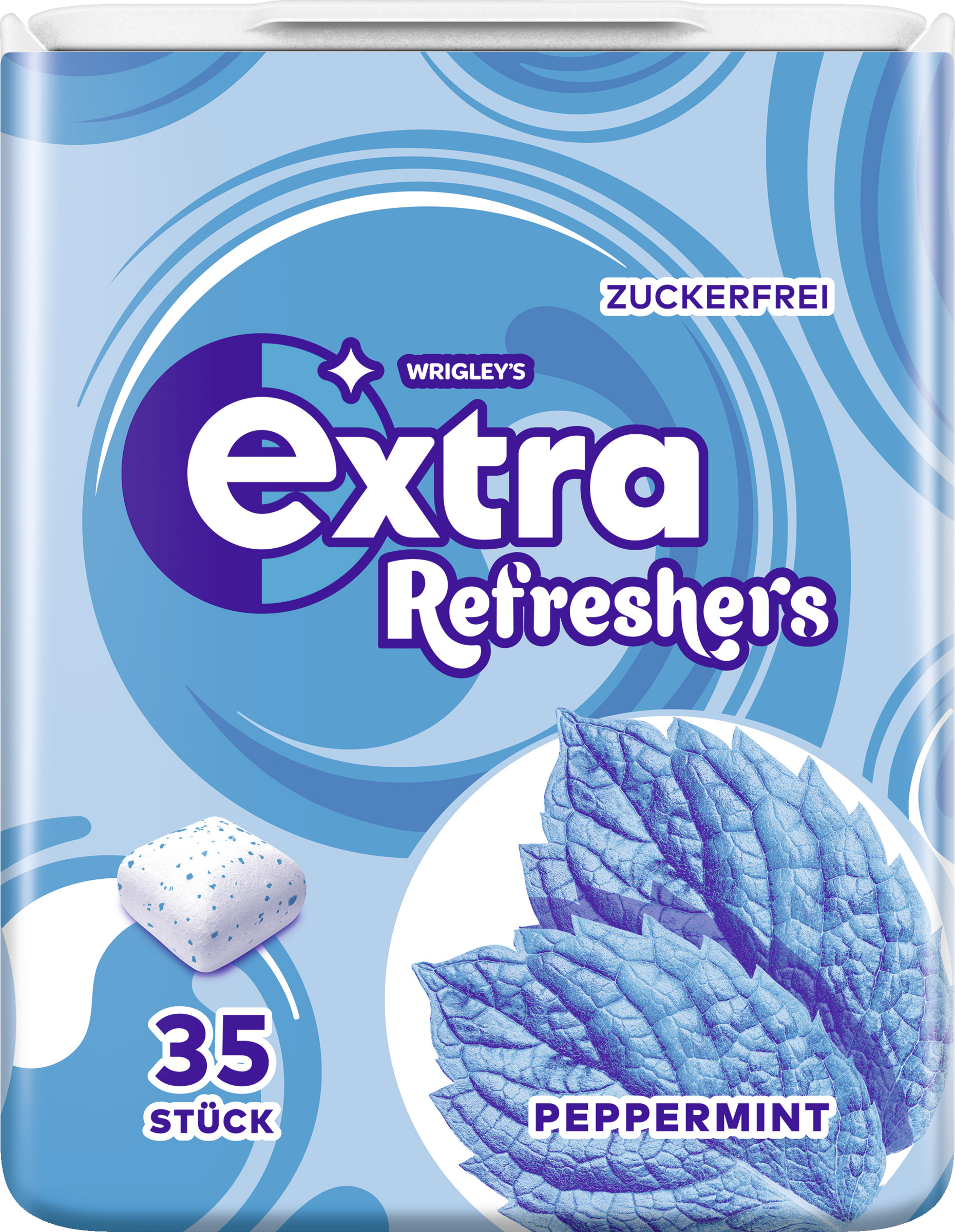 Wrigley`s Extra Refreshers Peppermint, erfrischender Kaugummi