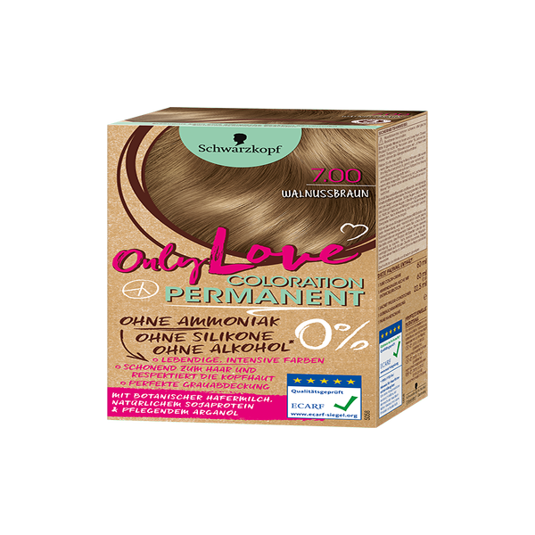 Schwarzkopf Only Love Coloration Permanent Farbe 700 Walnussbraun Online Kaufen Rossmann De