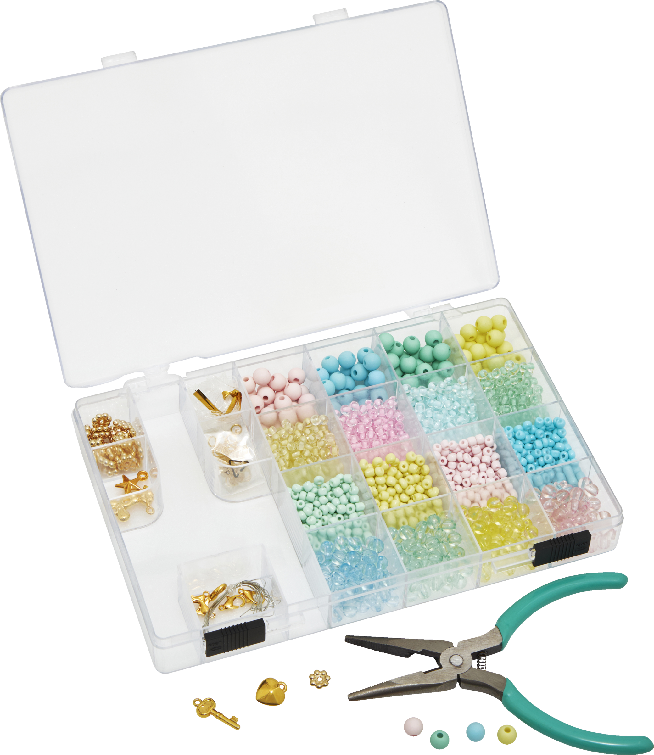 Perlen-Bastelset Pastell