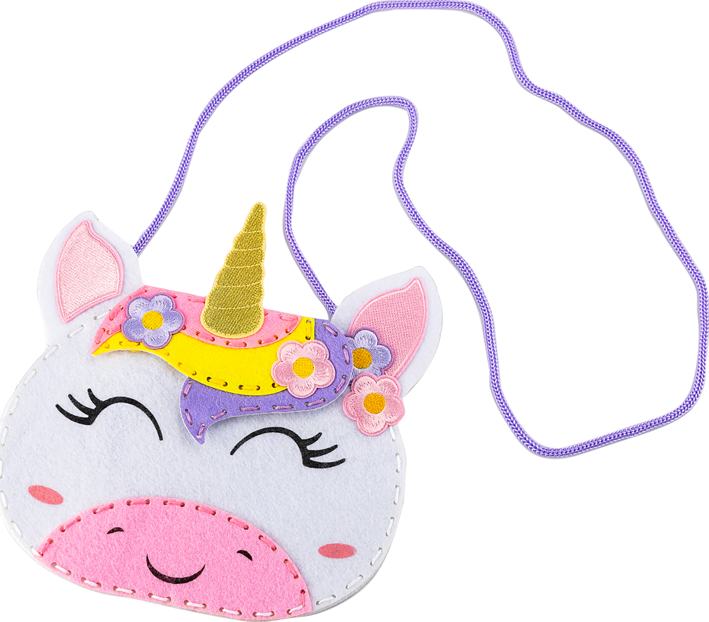 Nähset für Kinder Einhorntasche