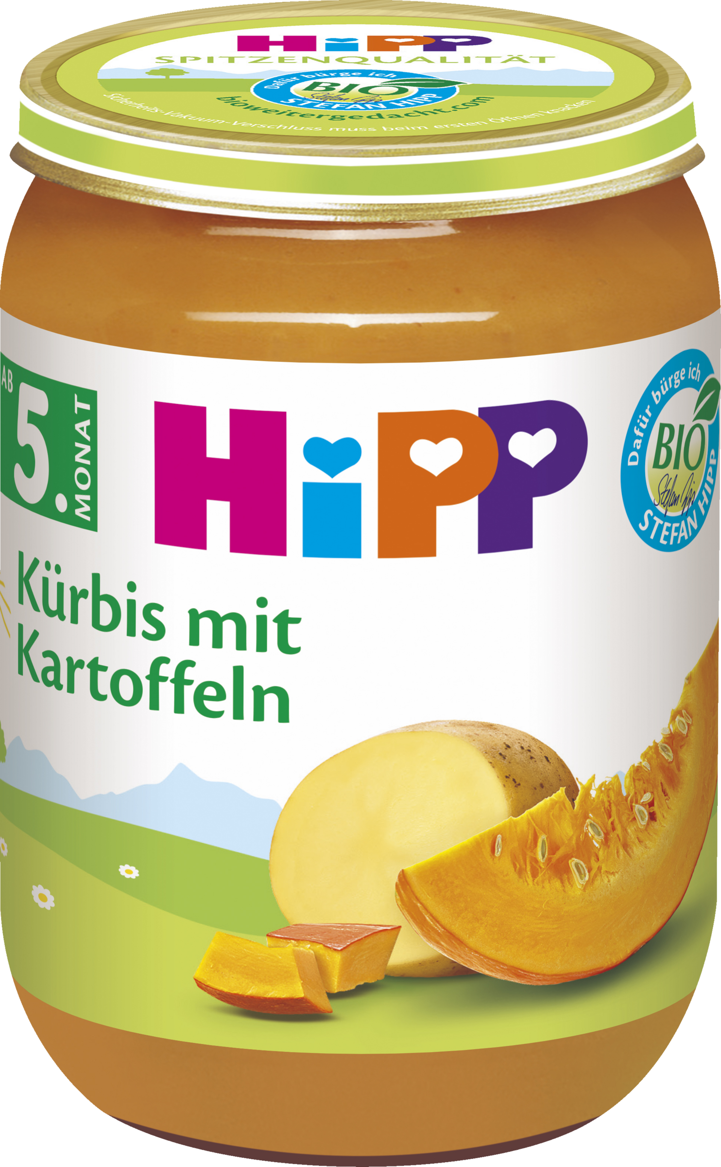 HiPP Bio Menü Kürbis mit Kartoffeln ab 5. Monat