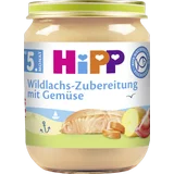 Bio Wildlachs-Zubereitung mit Gemüse