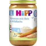 Bio Menü Karotten mit Reis & Wildlachs