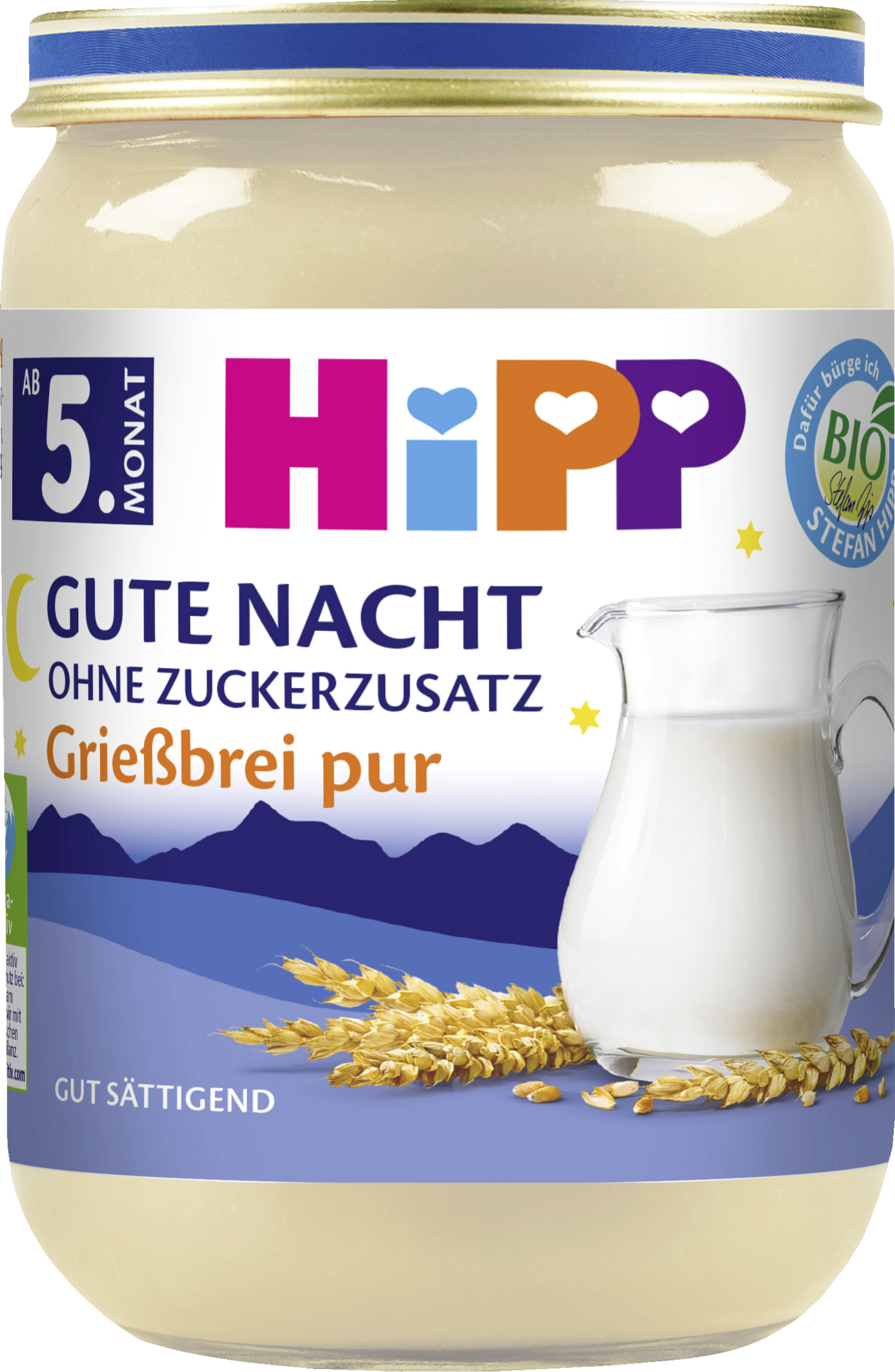HiPP Bio Gute Nacht Grießbrei pur