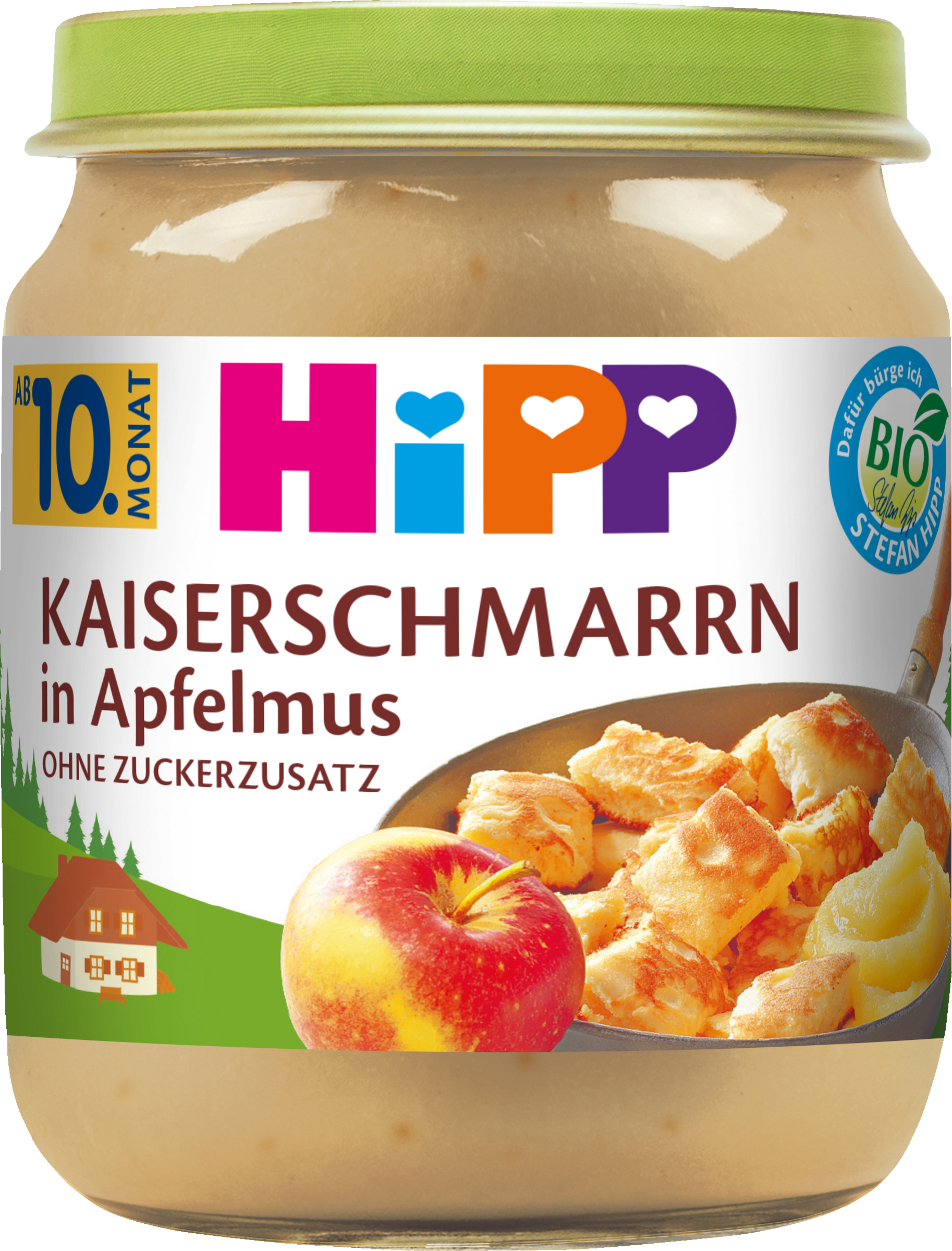 Bio Kleine Mehlspeise Kaiserschmarn in Apfelmus