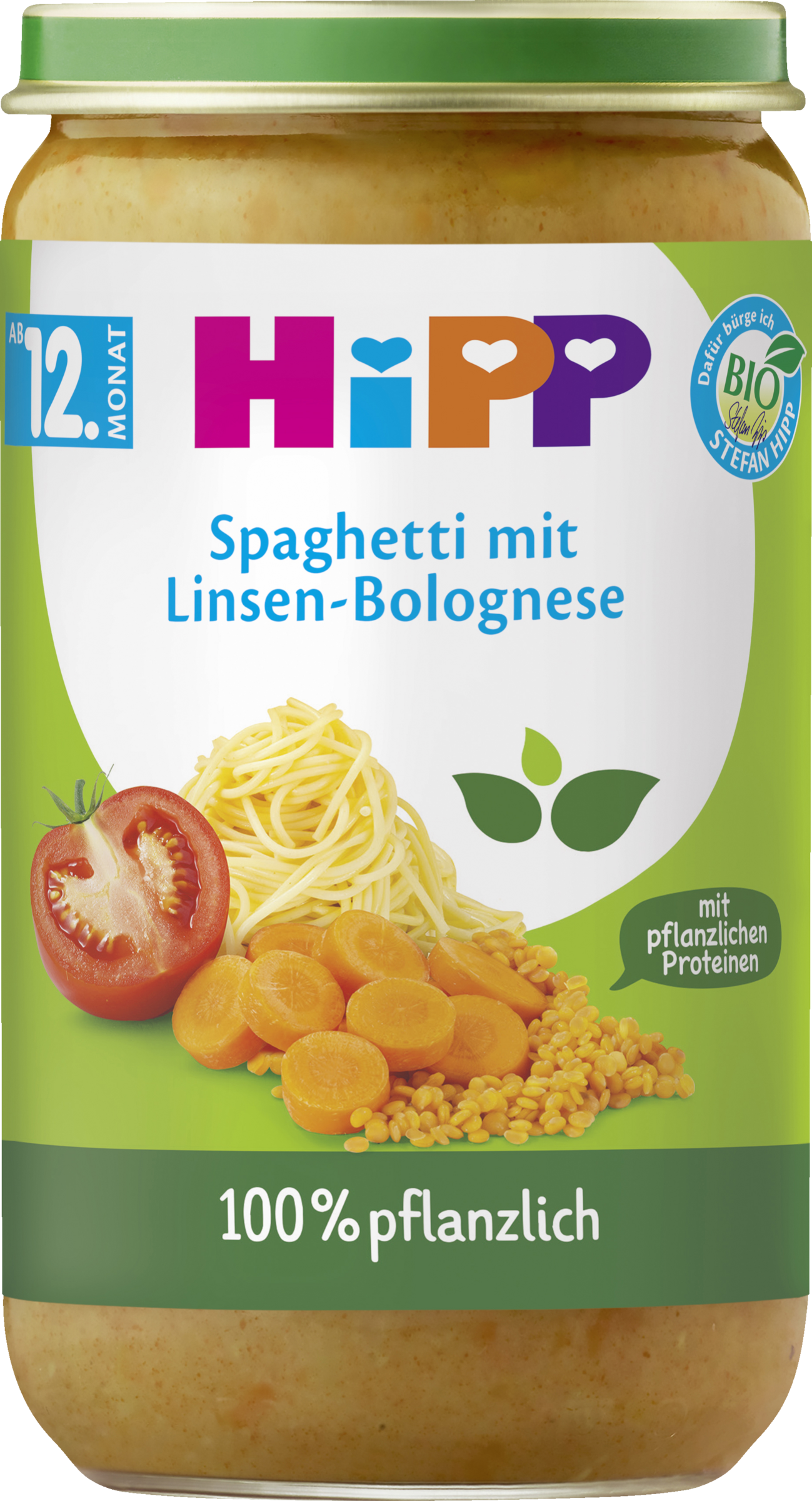 Bio Spaghetti mit Linsen-Bolognese