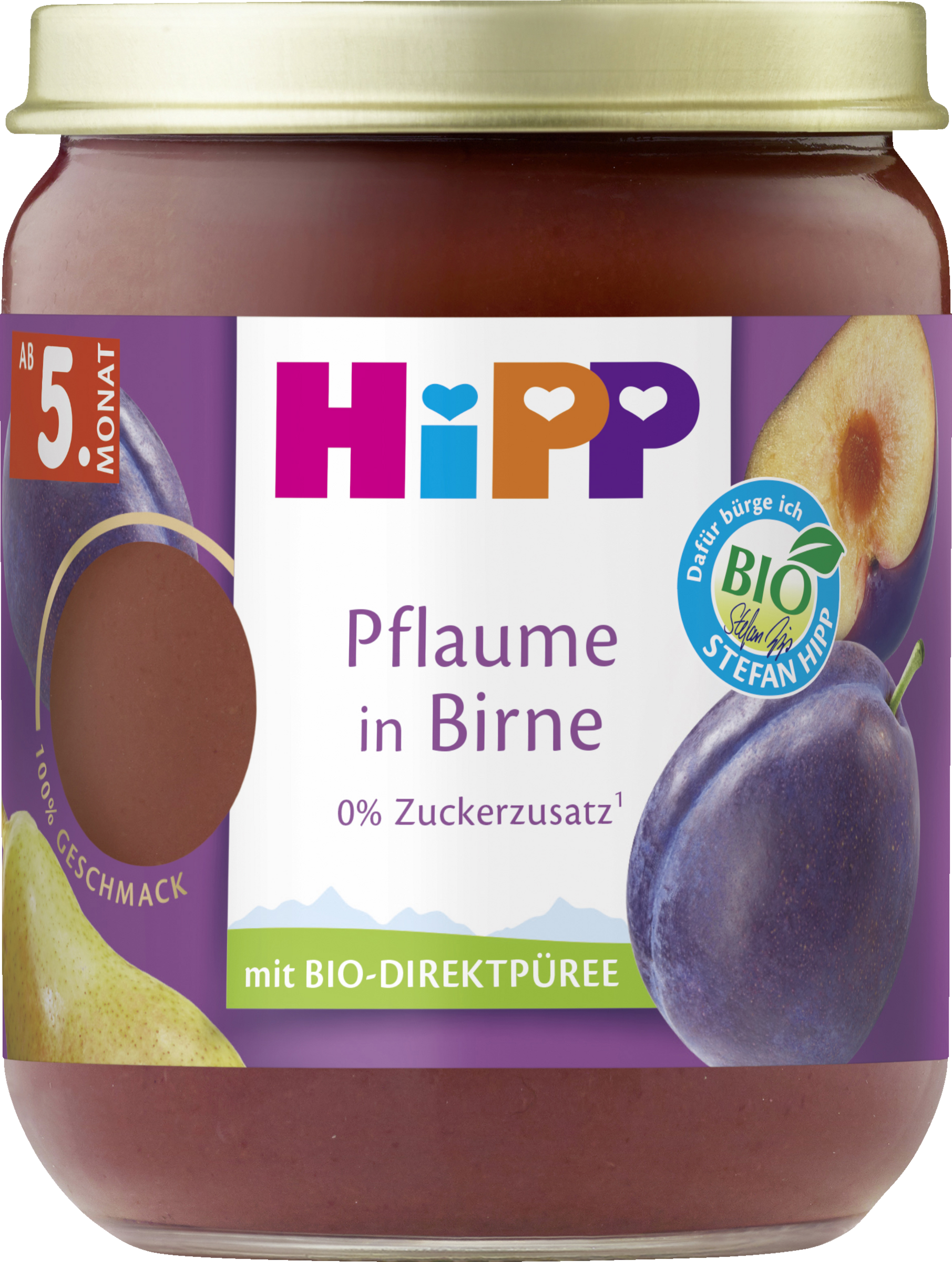 HiPP Bio Pflaume in Birne