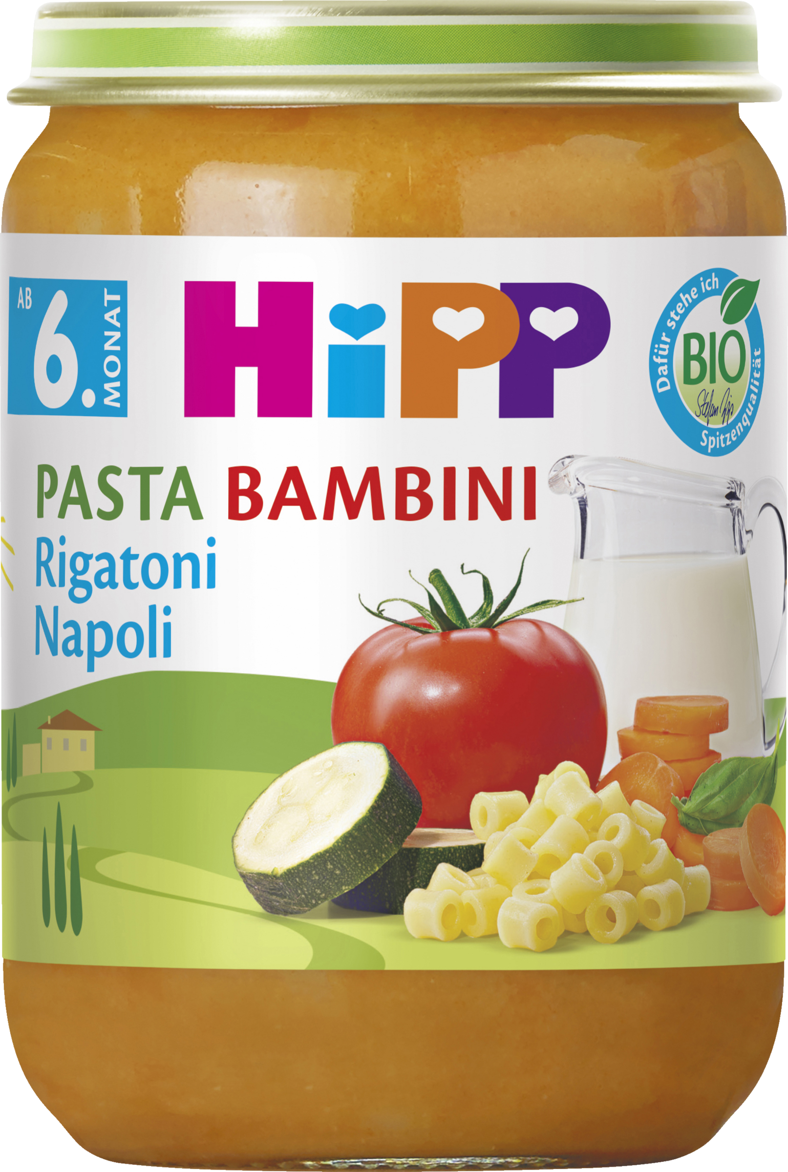HiPP Pasta Bambini Rigatoni Napoli ab dem 6. Monat