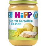 Bio Mais mit Kartoffeln & Bio-Pute